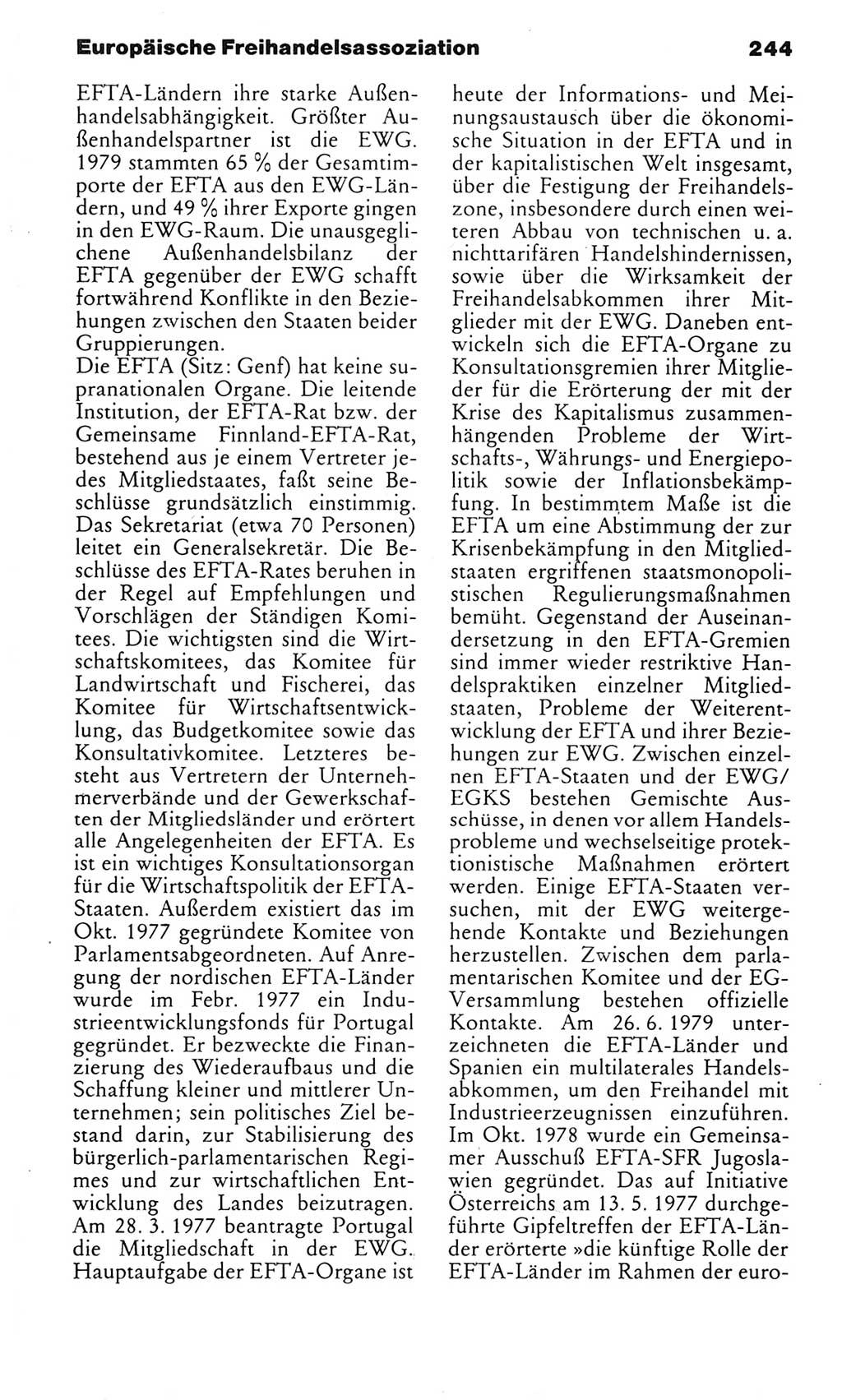 Kleines politisches Wörterbuch [Deutsche Demokratische Republik (DDR)] 1983, Seite 244 (Kl. pol. Wb. DDR 1983, S. 244)