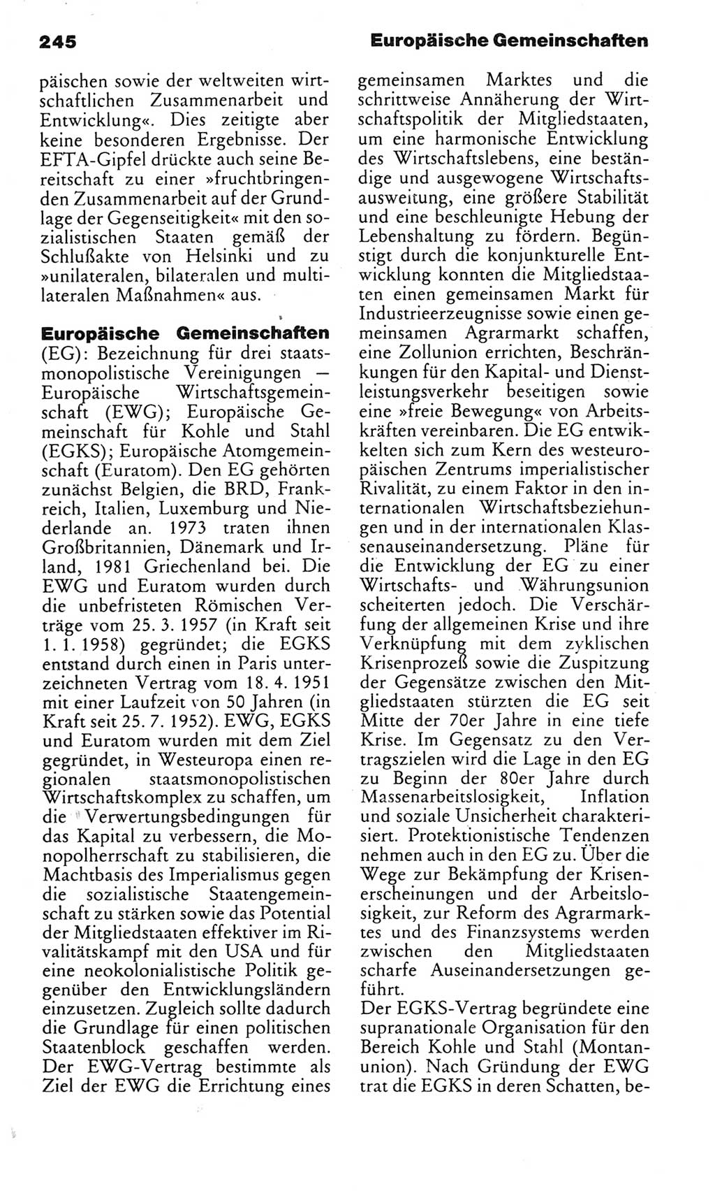 Kleines politisches Wörterbuch [Deutsche Demokratische Republik (DDR)] 1983, Seite 245 (Kl. pol. Wb. DDR 1983, S. 245)