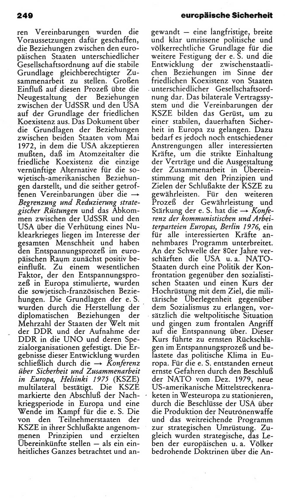 Kleines politisches Wörterbuch [Deutsche Demokratische Republik (DDR)] 1983, Seite 249 (Kl. pol. Wb. DDR 1983, S. 249)