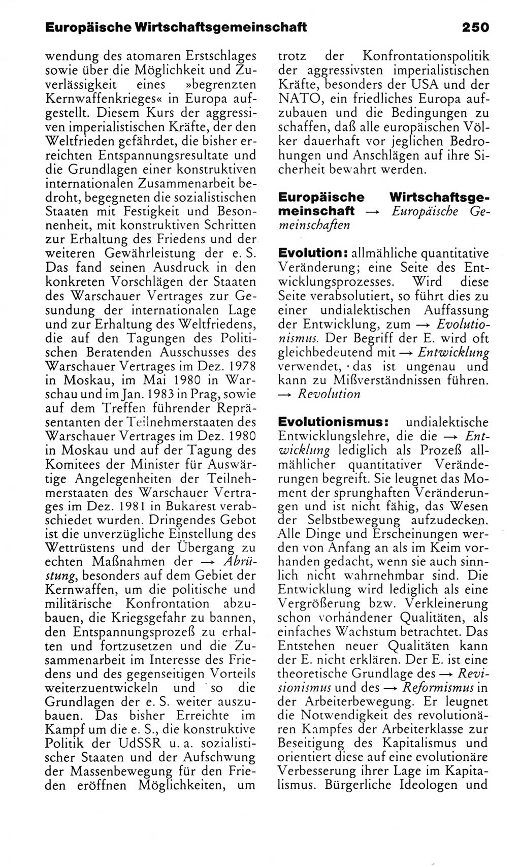 Kleines politisches Wörterbuch [Deutsche Demokratische Republik (DDR)] 1983, Seite 250 (Kl. pol. Wb. DDR 1983, S. 250)