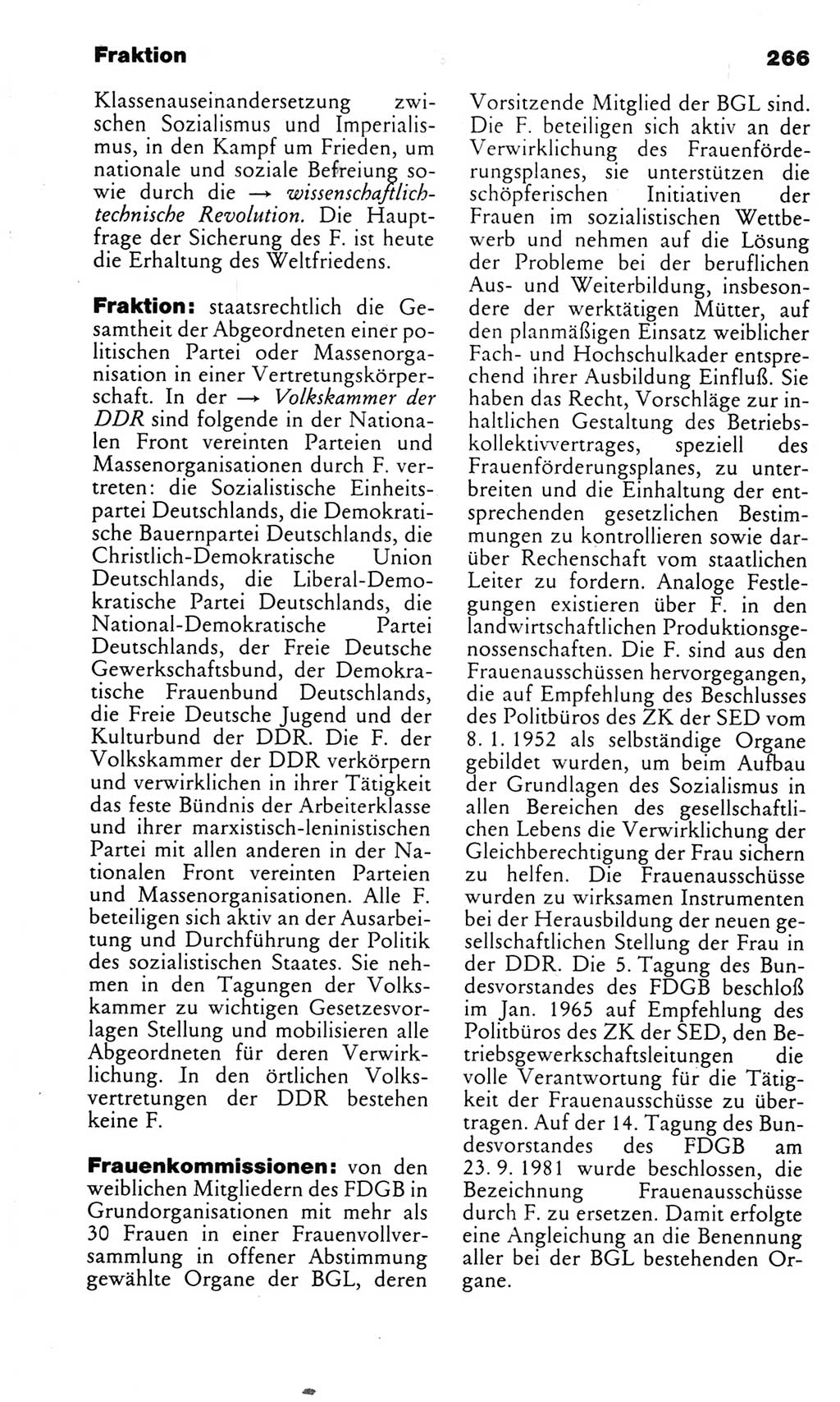 Kleines politisches Wörterbuch [Deutsche Demokratische Republik (DDR)] 1983, Seite 266 (Kl. pol. Wb. DDR 1983, S. 266)