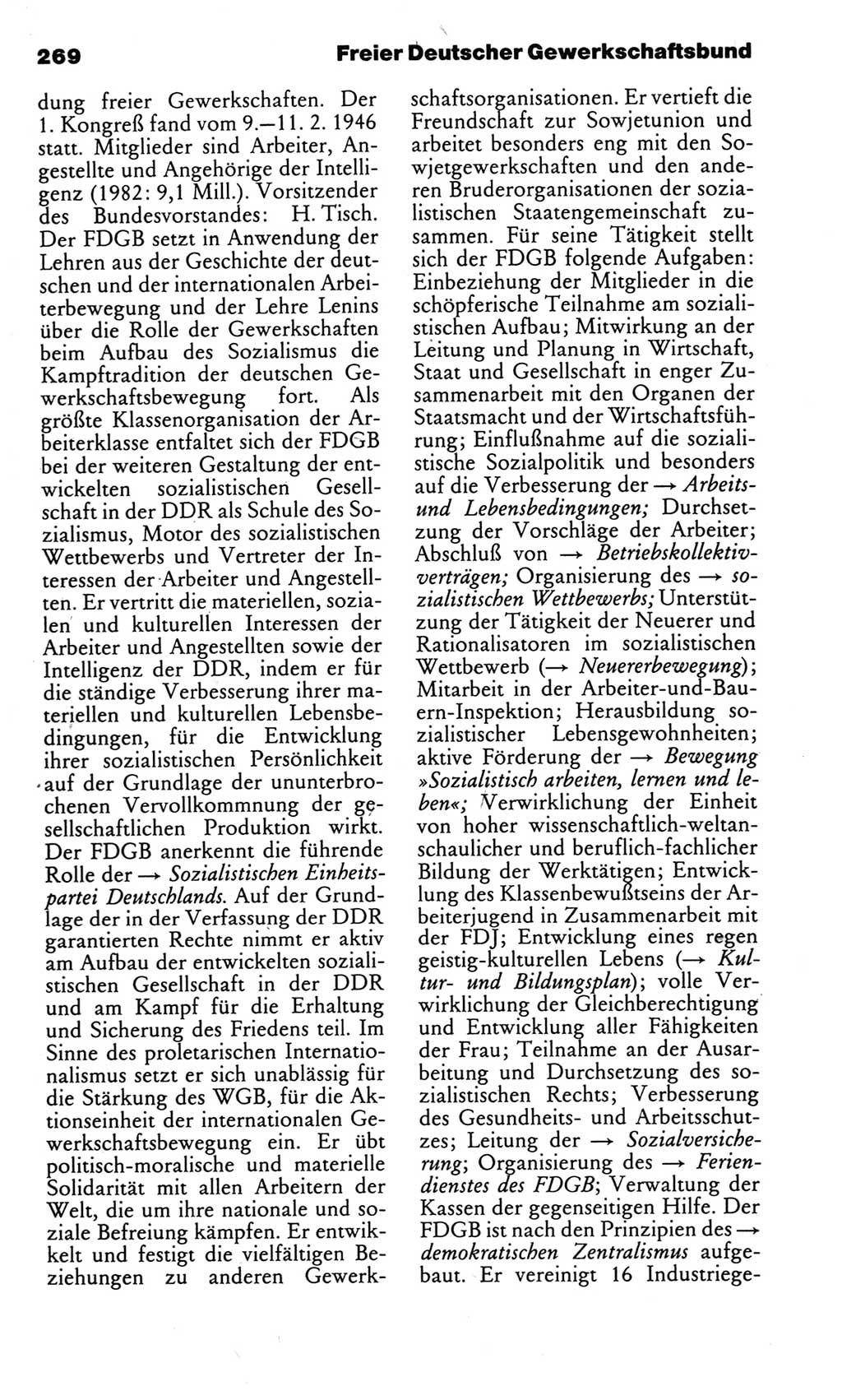 Kleines politisches Wörterbuch [Deutsche Demokratische Republik (DDR)] 1983, Seite 269 (Kl. pol. Wb. DDR 1983, S. 269)
