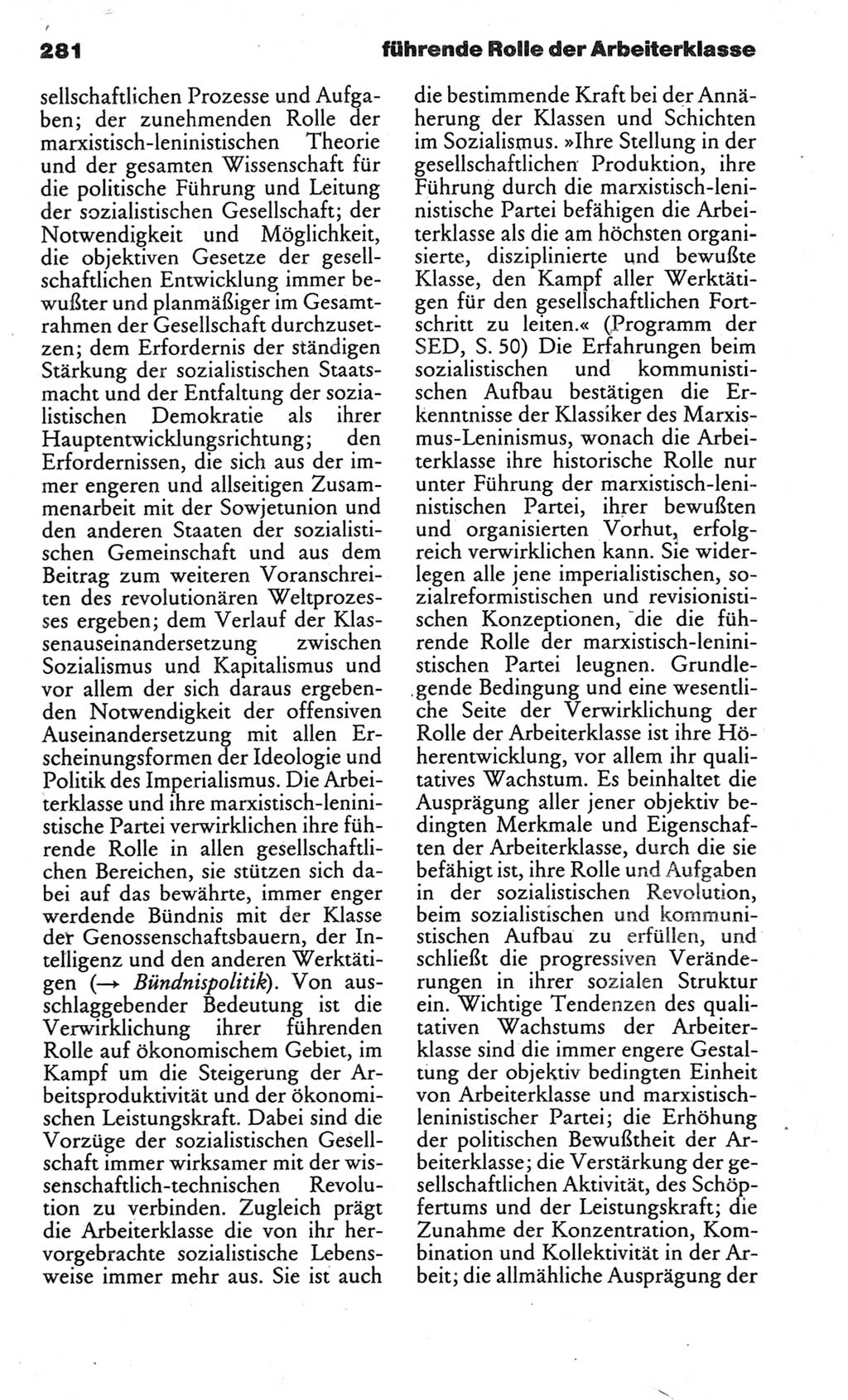 Kleines politisches Wörterbuch [Deutsche Demokratische Republik (DDR)] 1983, Seite 281 (Kl. pol. Wb. DDR 1983, S. 281)
