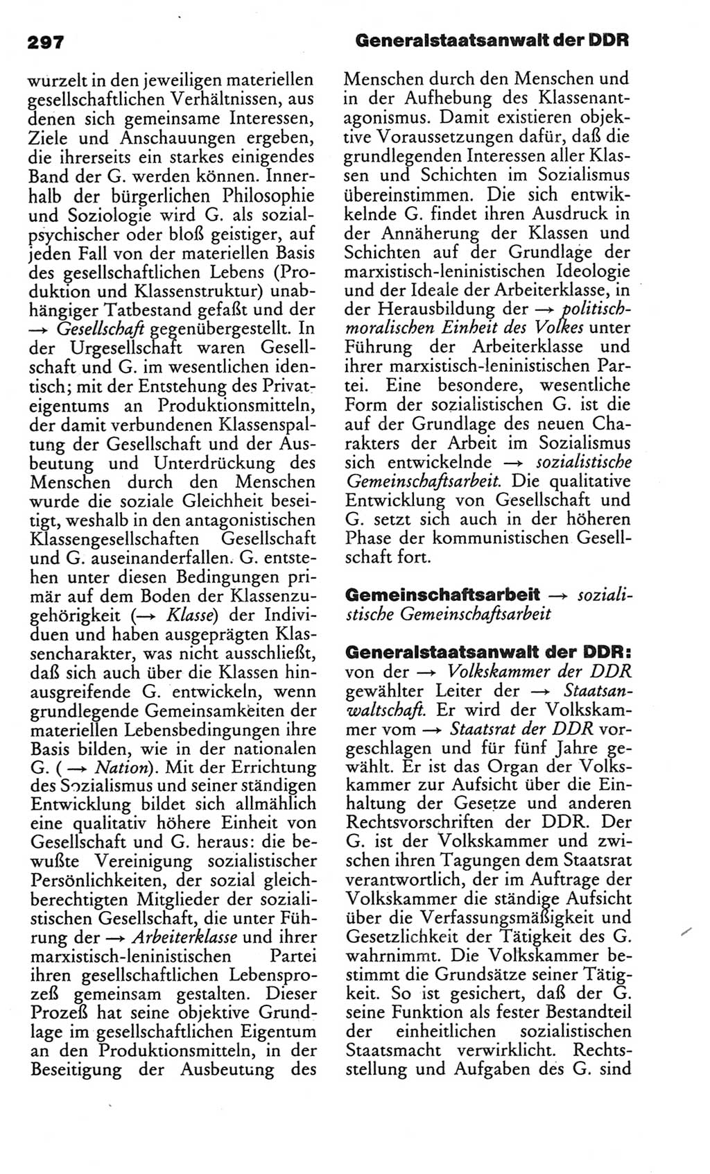 Kleines politisches Wörterbuch [Deutsche Demokratische Republik (DDR)] 1983, Seite 297 (Kl. pol. Wb. DDR 1983, S. 297)