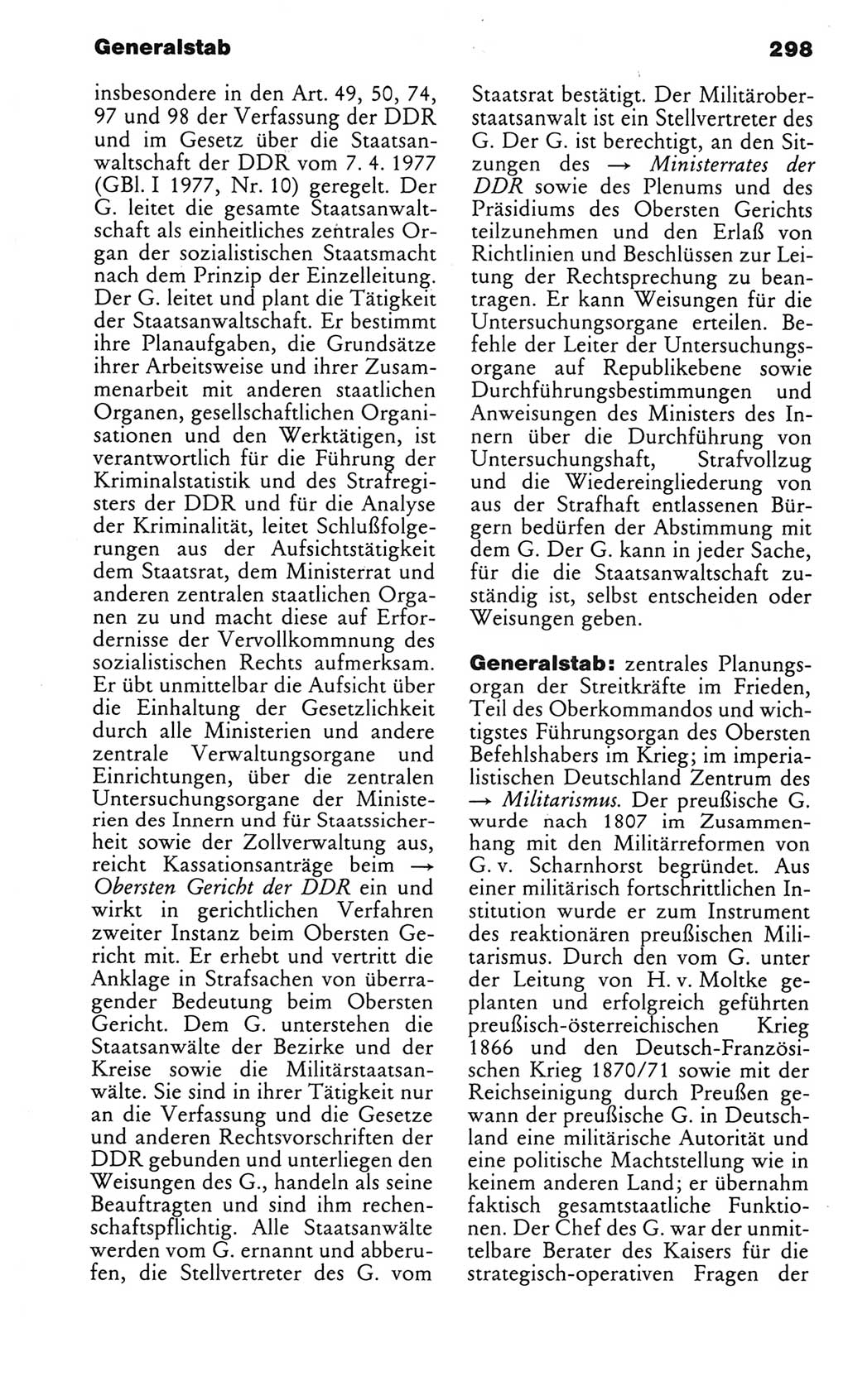 Kleines politisches Wörterbuch [Deutsche Demokratische Republik (DDR)] 1983, Seite 298 (Kl. pol. Wb. DDR 1983, S. 298)