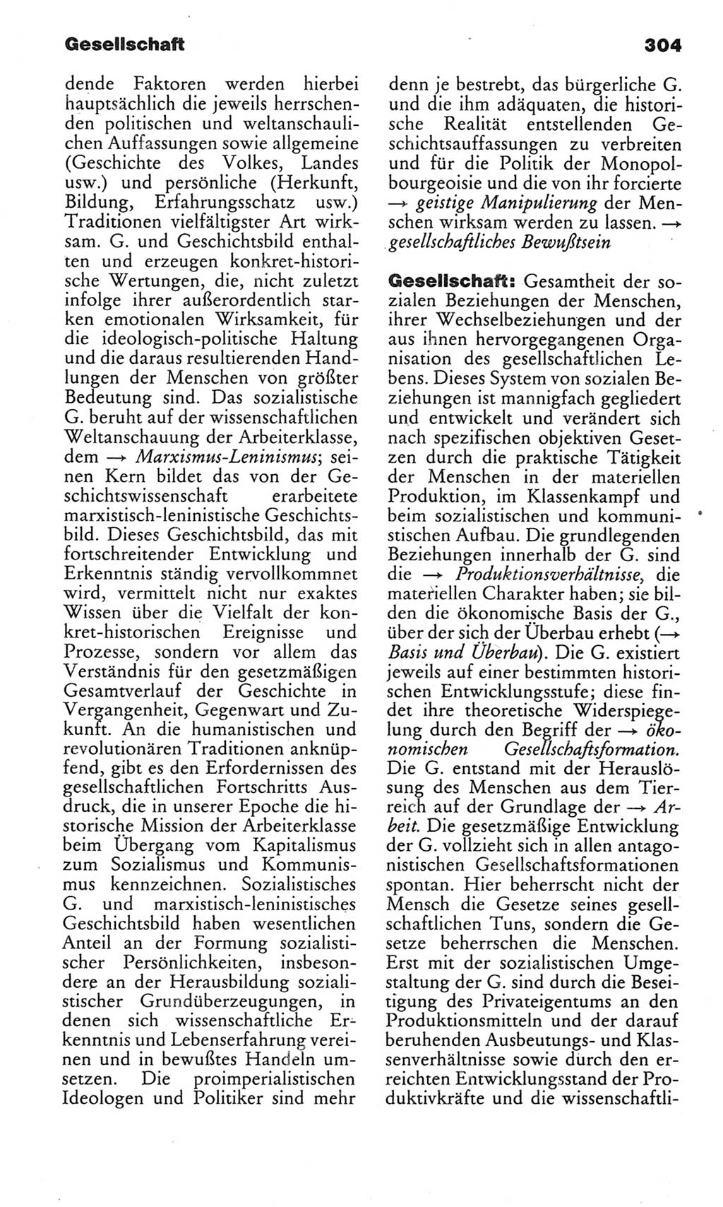 Kleines politisches Wörterbuch [Deutsche Demokratische Republik (DDR)] 1983, Seite 304 (Kl. pol. Wb. DDR 1983, S. 304)