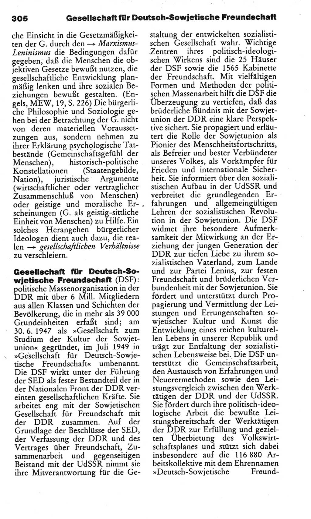 Kleines politisches Wörterbuch [Deutsche Demokratische Republik (DDR)] 1983, Seite 305 (Kl. pol. Wb. DDR 1983, S. 305)