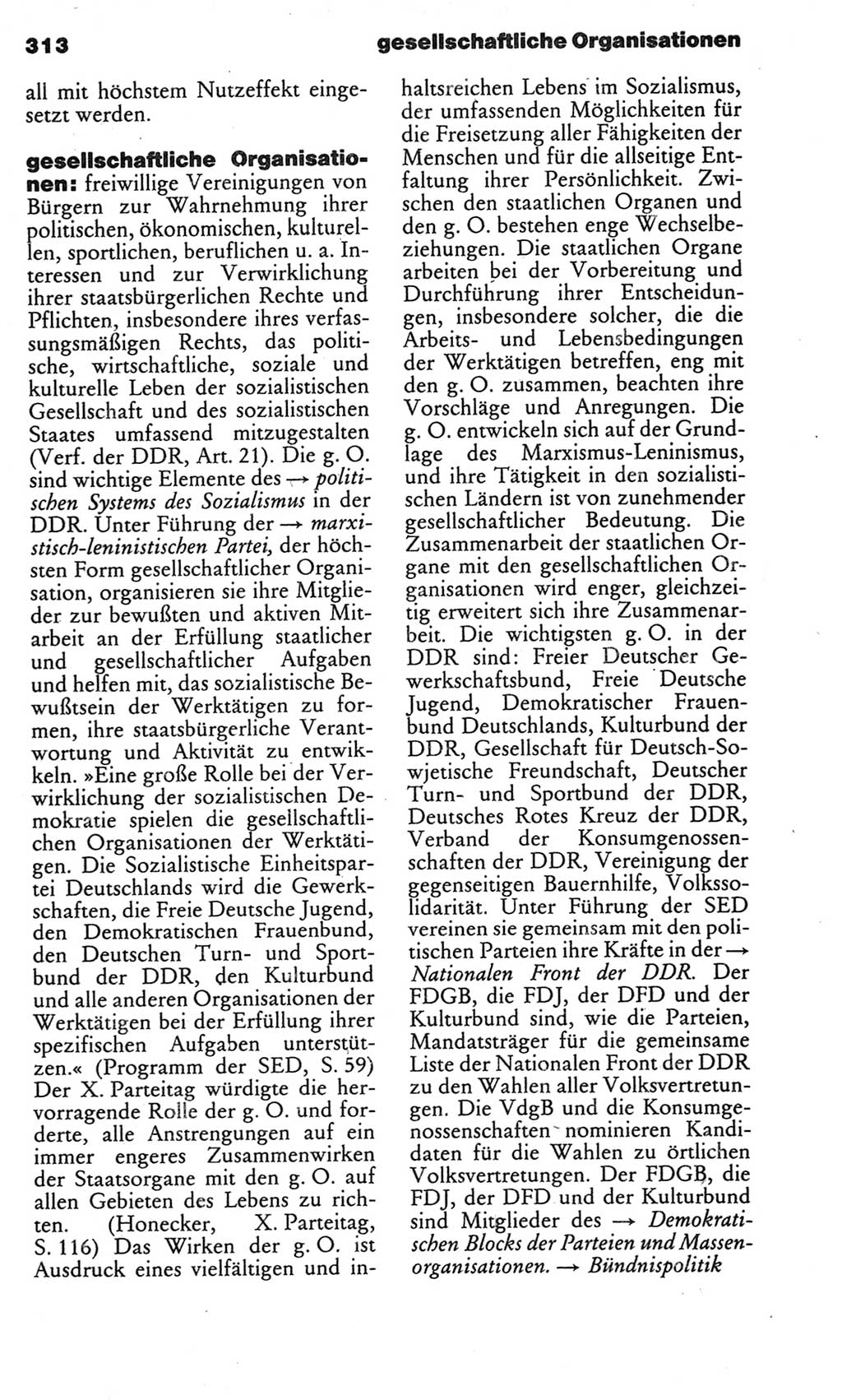 Kleines politisches Wörterbuch [Deutsche Demokratische Republik (DDR)] 1983, Seite 313 (Kl. pol. Wb. DDR 1983, S. 313)