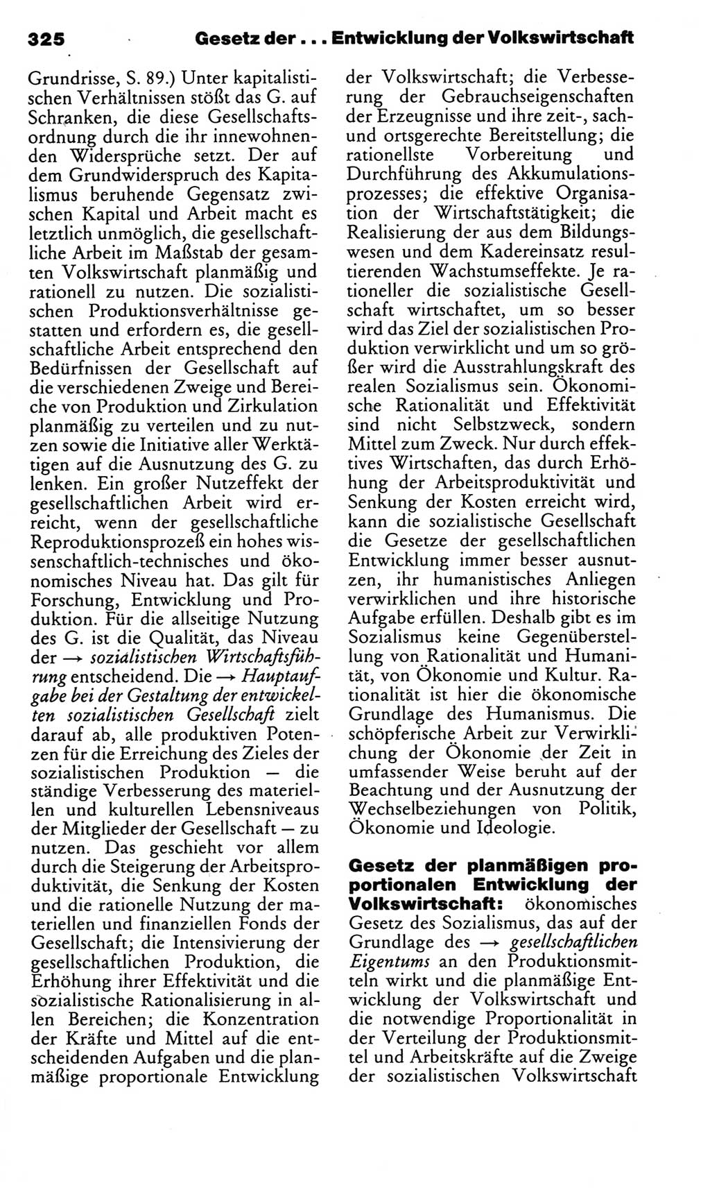 Kleines politisches Wörterbuch [Deutsche Demokratische Republik (DDR)] 1983, Seite 325 (Kl. pol. Wb. DDR 1983, S. 325)