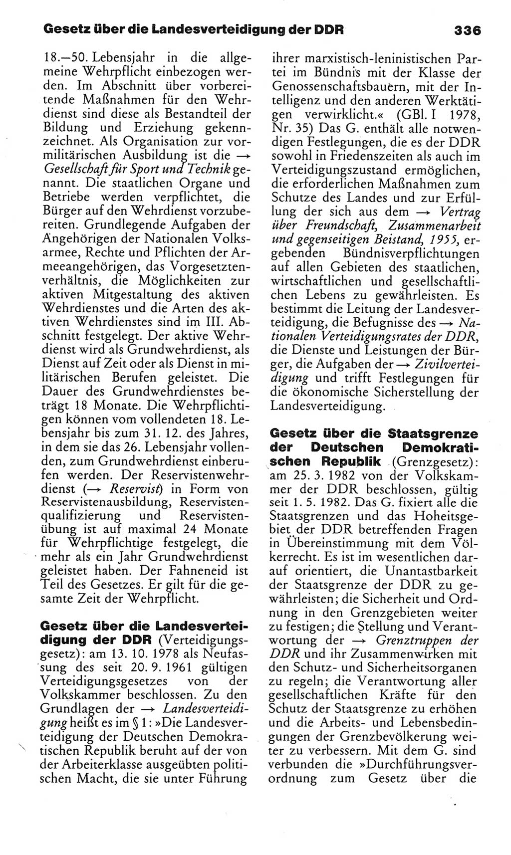 Kleines politisches Wörterbuch [Deutsche Demokratische Republik (DDR)] 1983, Seite 336 (Kl. pol. Wb. DDR 1983, S. 336)