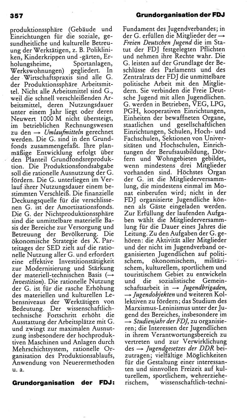 Kleines politisches Wörterbuch [Deutsche Demokratische Republik (DDR)] 1983, Seite 357 (Kl. pol. Wb. DDR 1983, S. 357)