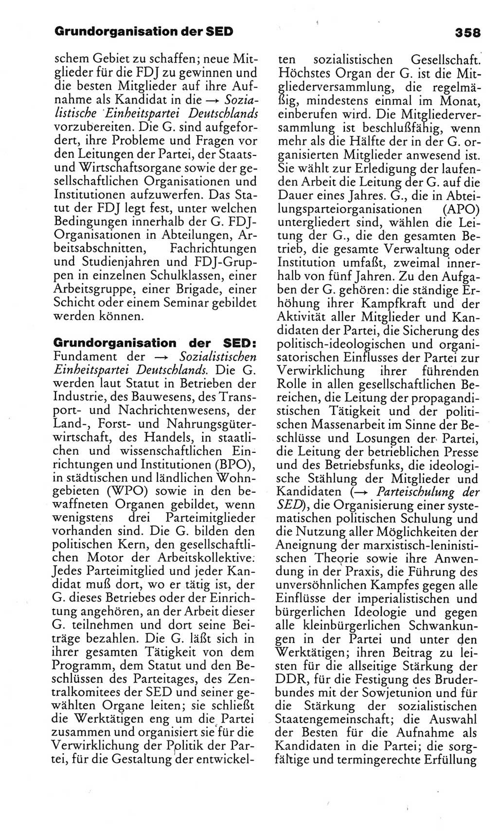 Kleines politisches Wörterbuch [Deutsche Demokratische Republik (DDR)] 1983, Seite 358 (Kl. pol. Wb. DDR 1983, S. 358)