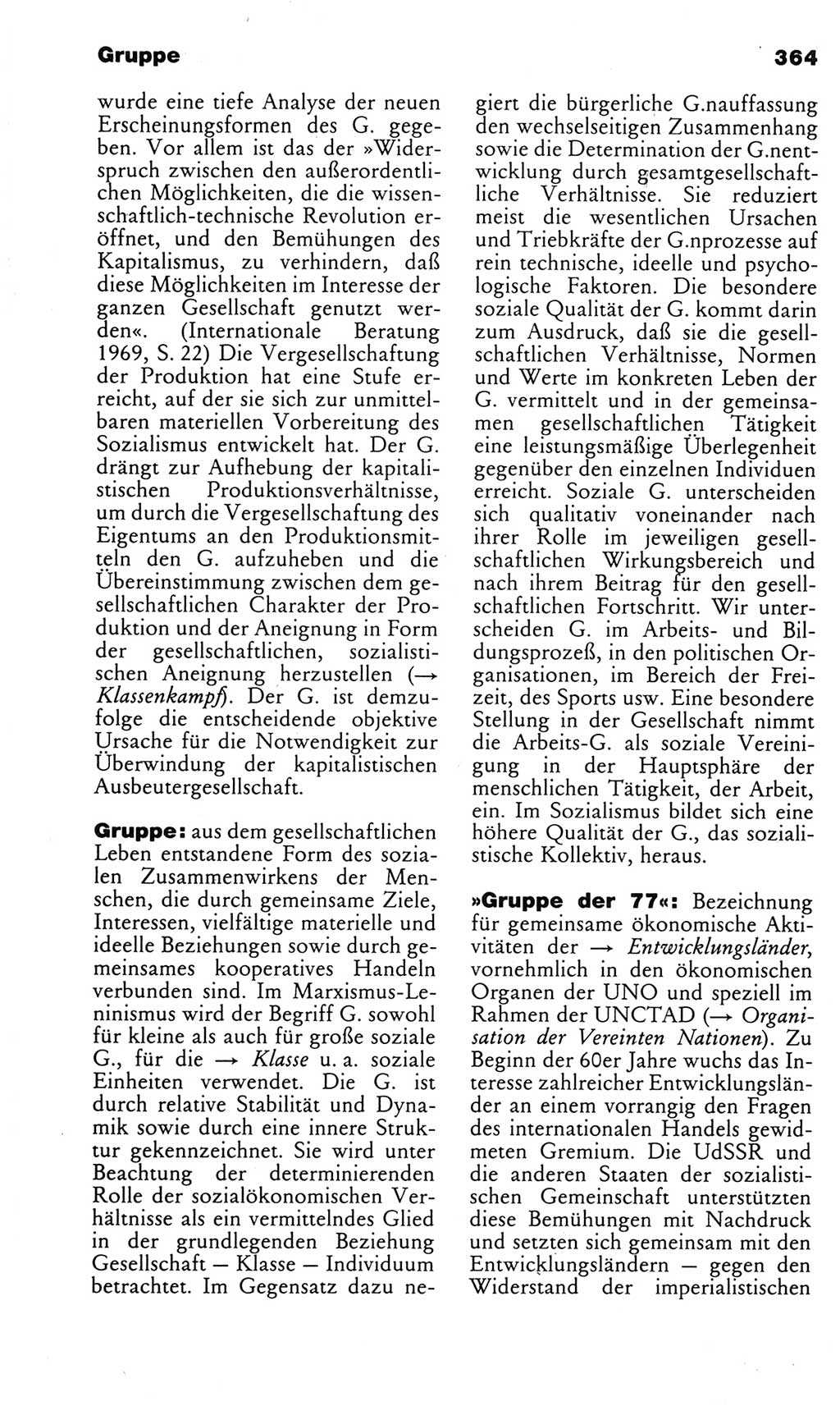 Kleines politisches Wörterbuch [Deutsche Demokratische Republik (DDR)] 1983, Seite 364 (Kl. pol. Wb. DDR 1983, S. 364)