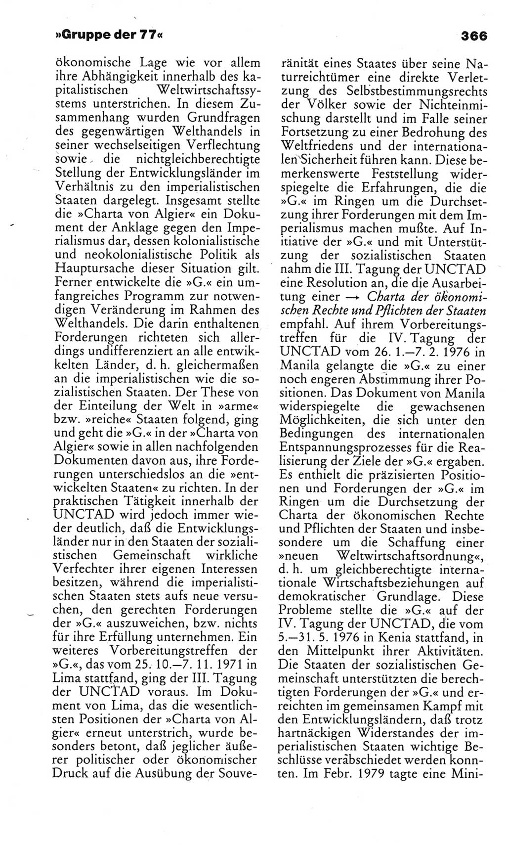 Kleines politisches Wörterbuch [Deutsche Demokratische Republik (DDR)] 1983, Seite 366 (Kl. pol. Wb. DDR 1983, S. 366)