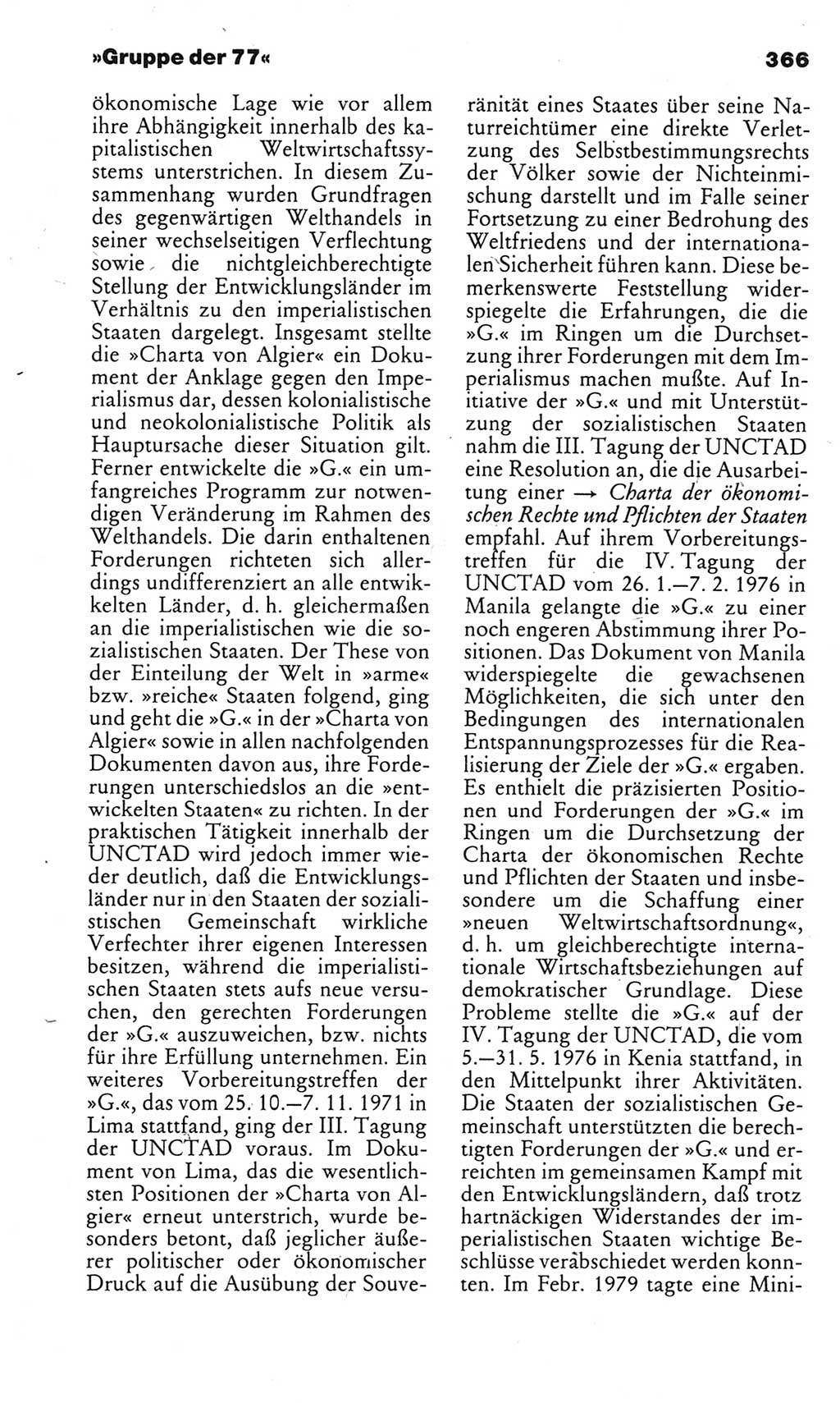Kleines politisches Wörterbuch [Deutsche Demokratische Republik (DDR)] 1983, Seite 366 (Kl. pol. Wb. DDR 1983, S. 366)