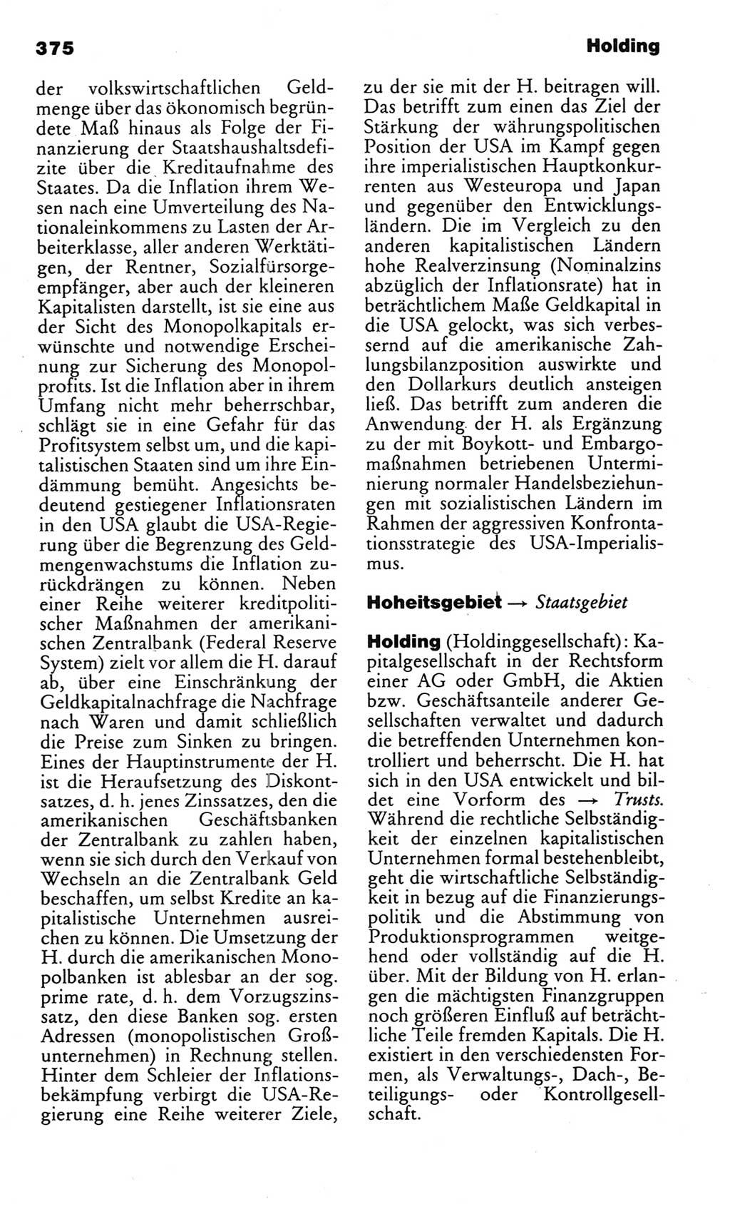 Kleines politisches Wörterbuch [Deutsche Demokratische Republik (DDR)] 1983, Seite 375 (Kl. pol. Wb. DDR 1983, S. 375)