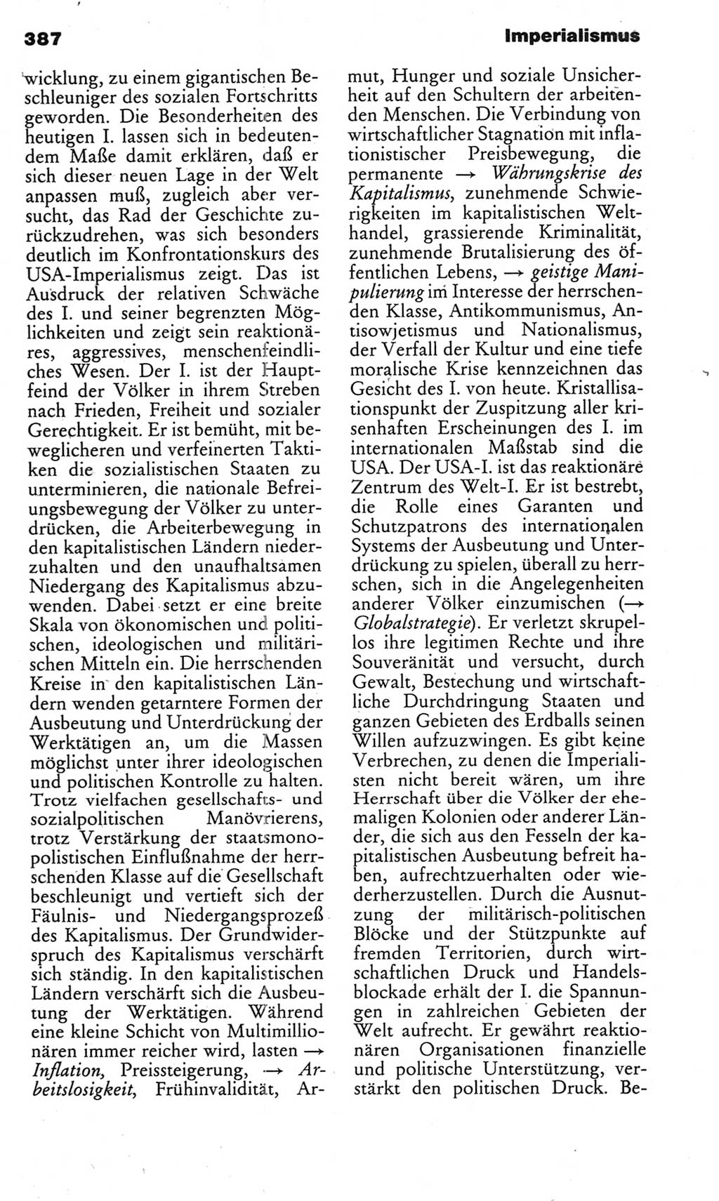 Kleines politisches Wörterbuch [Deutsche Demokratische Republik (DDR)] 1983, Seite 387 (Kl. pol. Wb. DDR 1983, S. 387)