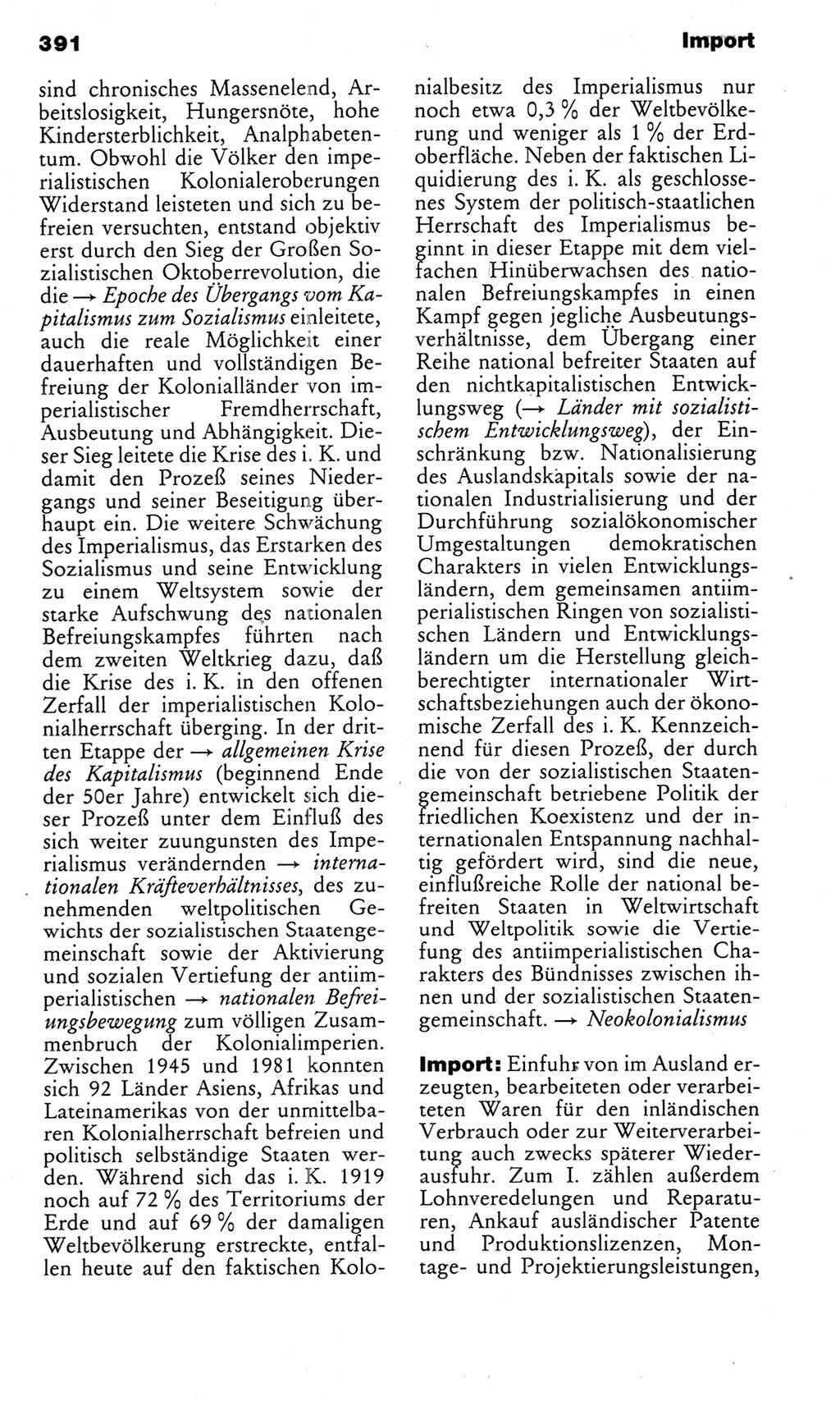 Kleines politisches Wörterbuch [Deutsche Demokratische Republik (DDR)] 1983, Seite 391 (Kl. pol. Wb. DDR 1983, S. 391)