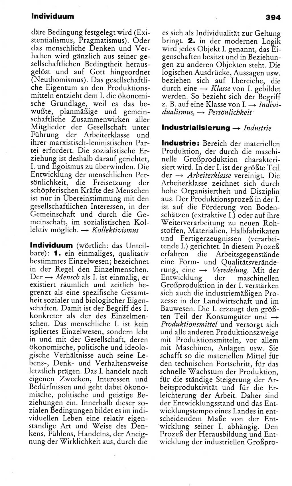Kleines politisches Wörterbuch [Deutsche Demokratische Republik (DDR)] 1983, Seite 394 (Kl. pol. Wb. DDR 1983, S. 394)