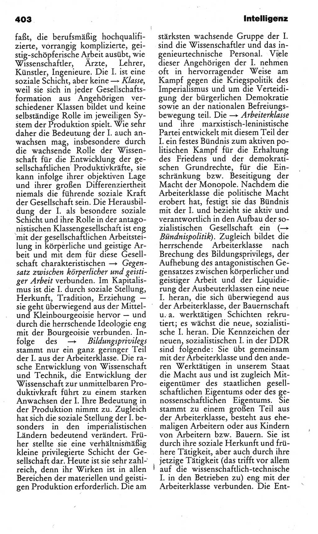 Kleines politisches Wörterbuch [Deutsche Demokratische Republik (DDR)] 1983, Seite 403 (Kl. pol. Wb. DDR 1983, S. 403)