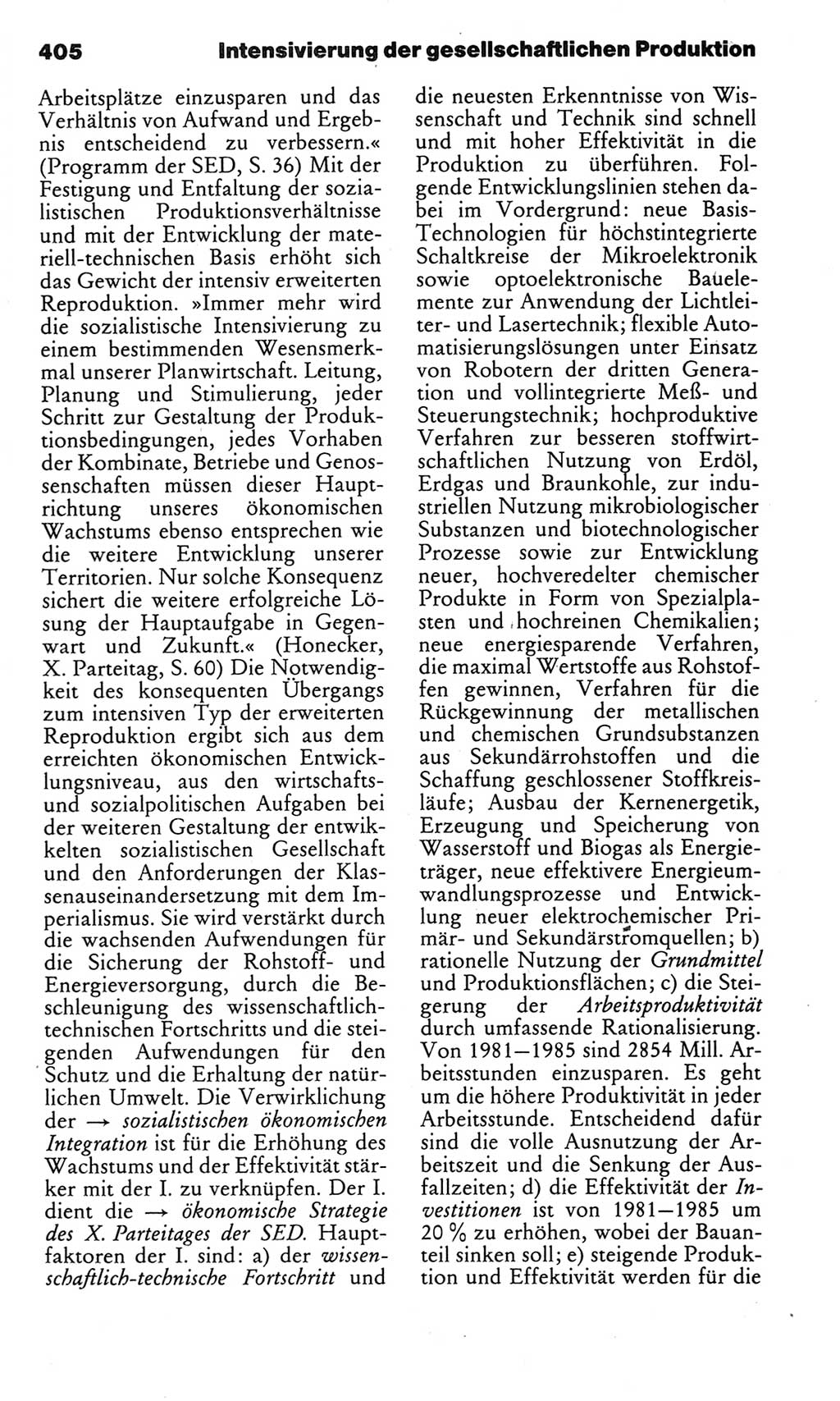 Kleines politisches Wörterbuch [Deutsche Demokratische Republik (DDR)] 1983, Seite 405 (Kl. pol. Wb. DDR 1983, S. 405)