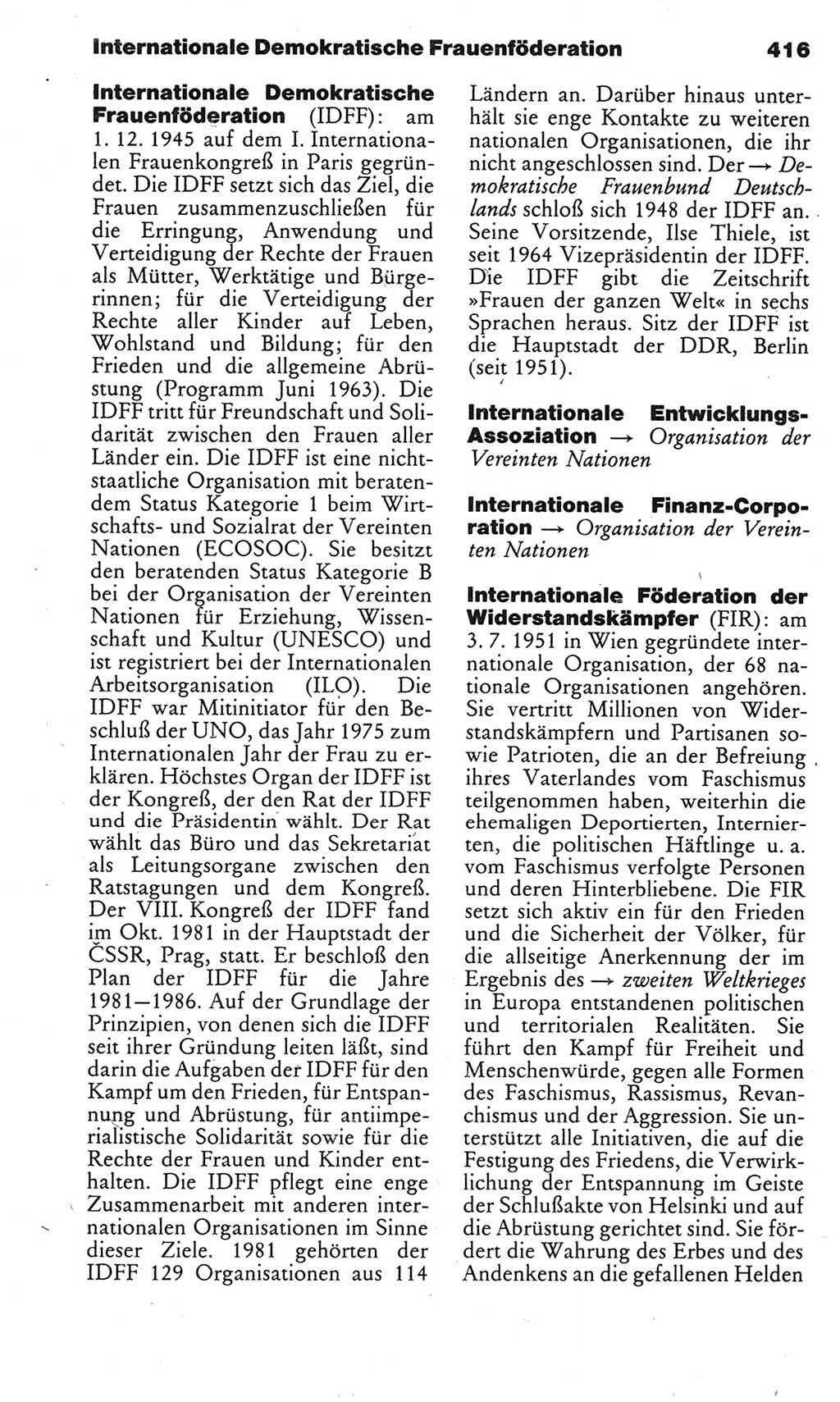 Kleines politisches Wörterbuch [Deutsche Demokratische Republik (DDR)] 1983, Seite 416 (Kl. pol. Wb. DDR 1983, S. 416)