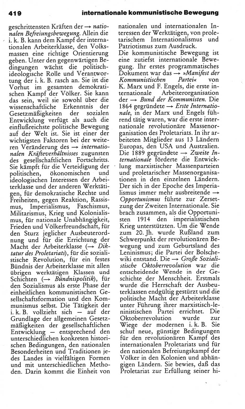 Kleines politisches Wörterbuch [Deutsche Demokratische Republik (DDR)] 1983, Seite 419 (Kl. pol. Wb. DDR 1983, S. 419)