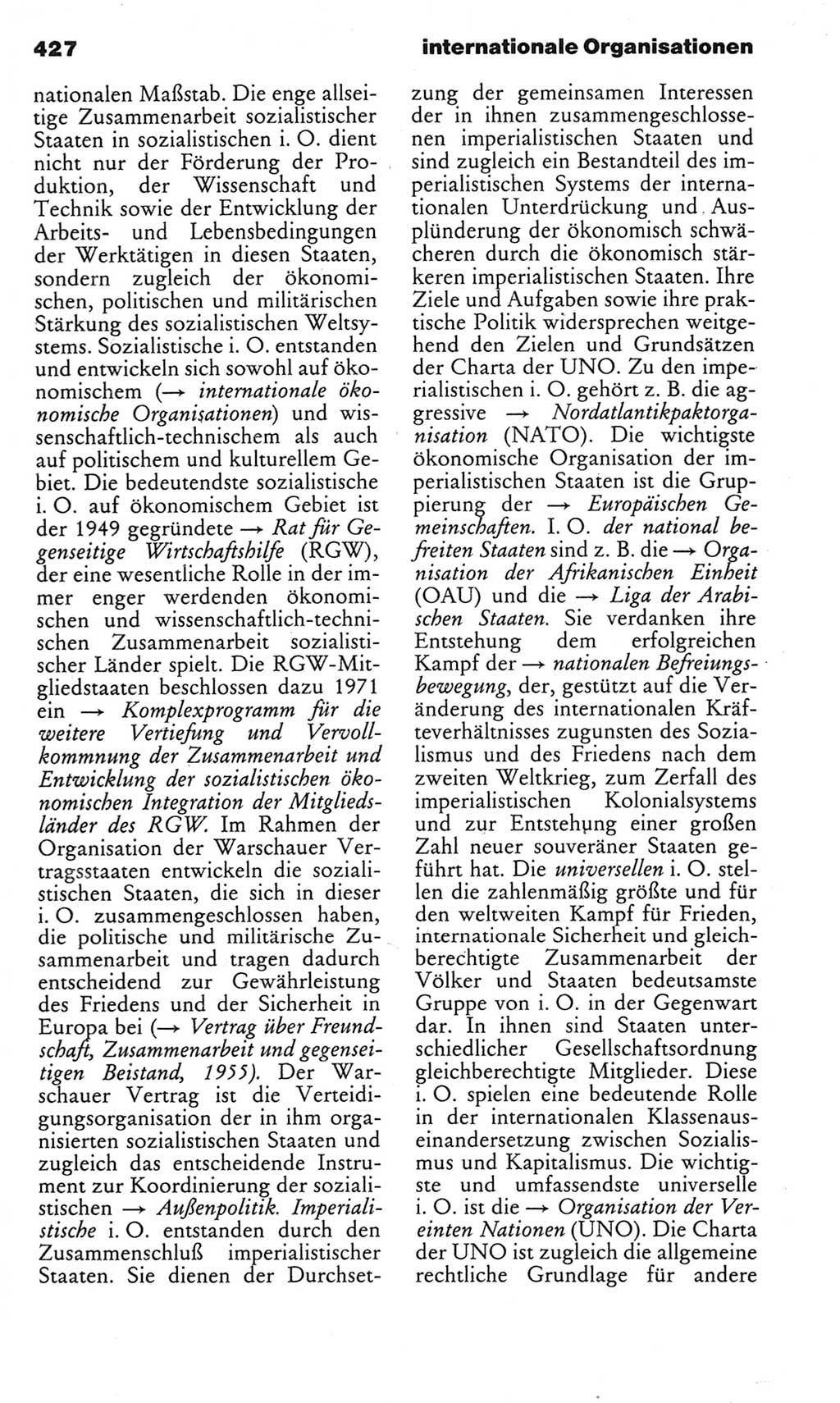 Kleines politisches Wörterbuch [Deutsche Demokratische Republik (DDR)] 1983, Seite 427 (Kl. pol. Wb. DDR 1983, S. 427)
