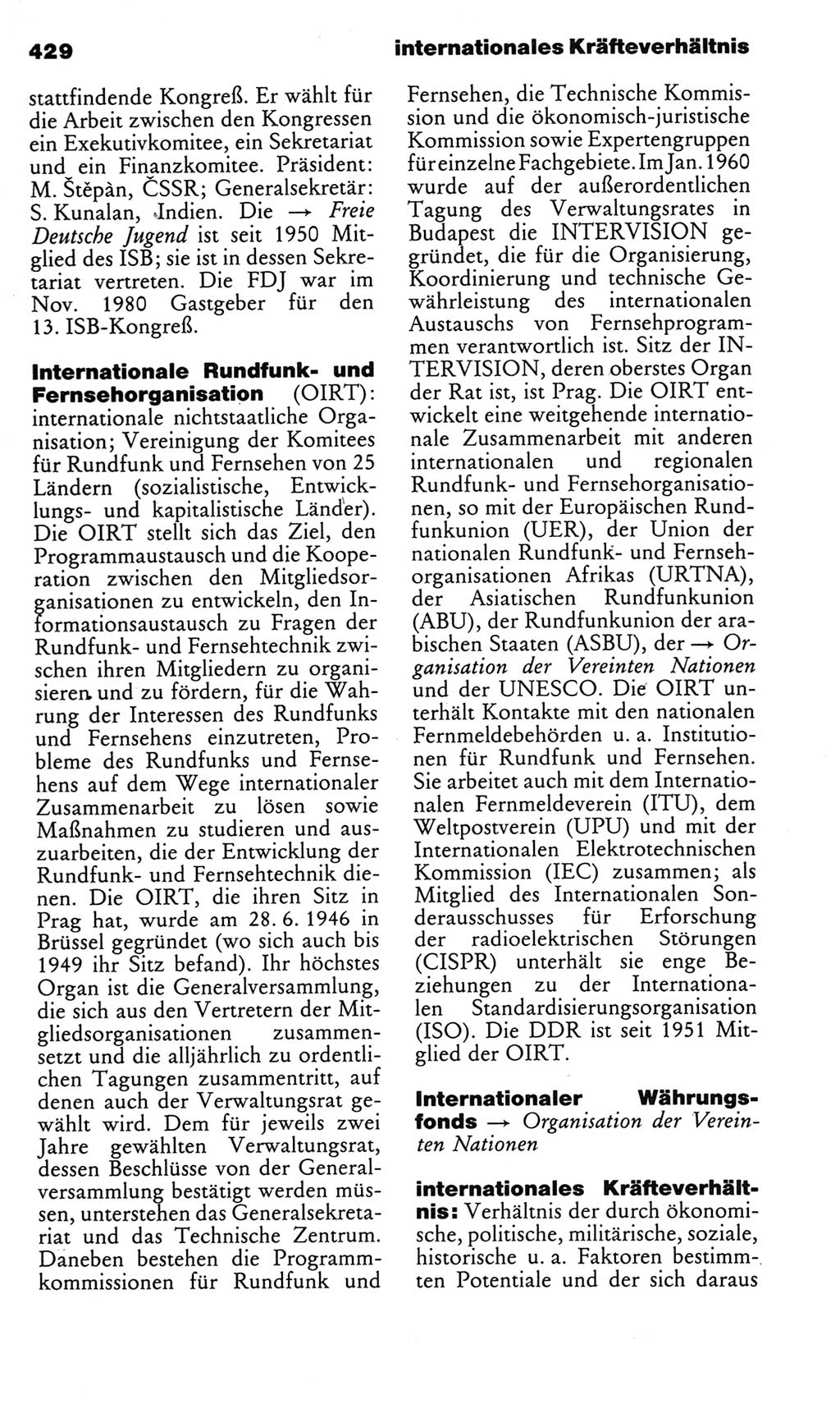 Kleines politisches Wörterbuch [Deutsche Demokratische Republik (DDR)] 1983, Seite 429 (Kl. pol. Wb. DDR 1983, S. 429)