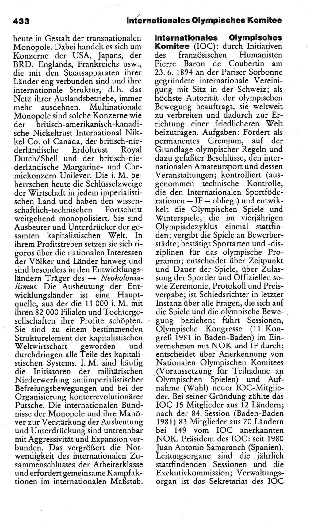 Kleines politisches Wörterbuch [Deutsche Demokratische Republik (DDR)] 1983, Seite 433 (Kl. pol. Wb. DDR 1983, S. 433)