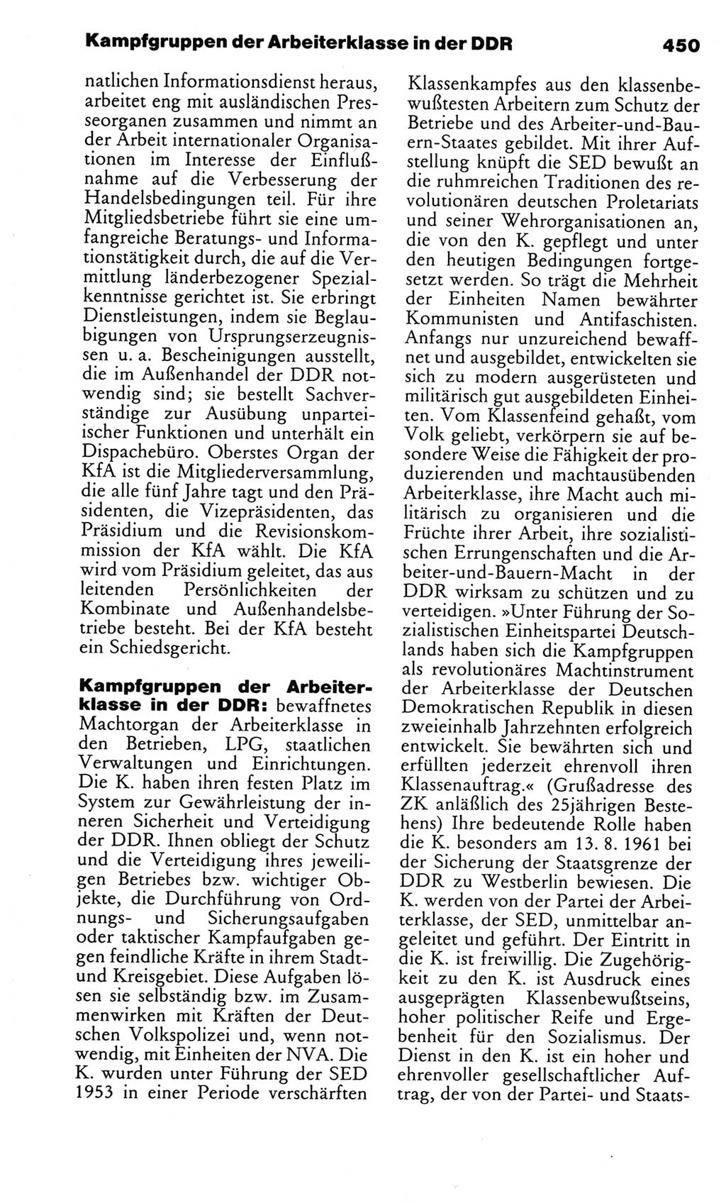 Kleines politisches Wörterbuch [Deutsche Demokratische Republik (DDR)] 1983, Seite 450 (Kl. pol. Wb. DDR 1983, S. 450)