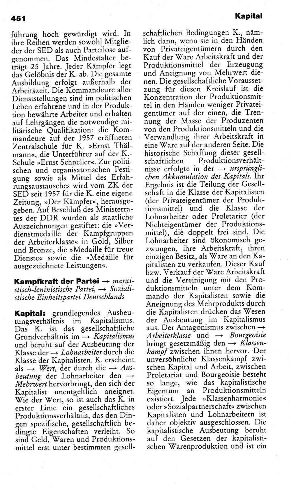 Kleines politisches Wörterbuch [Deutsche Demokratische Republik (DDR)] 1983, Seite 451 (Kl. pol. Wb. DDR 1983, S. 451)