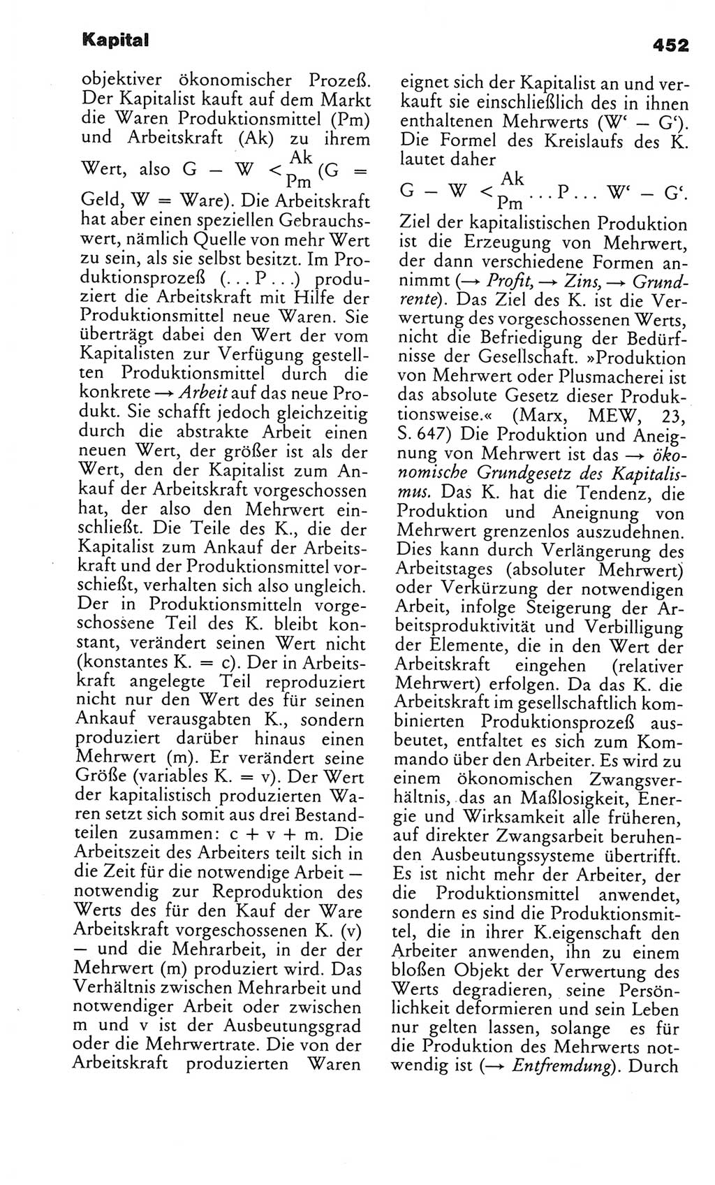 Kleines politisches Wörterbuch [Deutsche Demokratische Republik (DDR)] 1983, Seite 452 (Kl. pol. Wb. DDR 1983, S. 452)