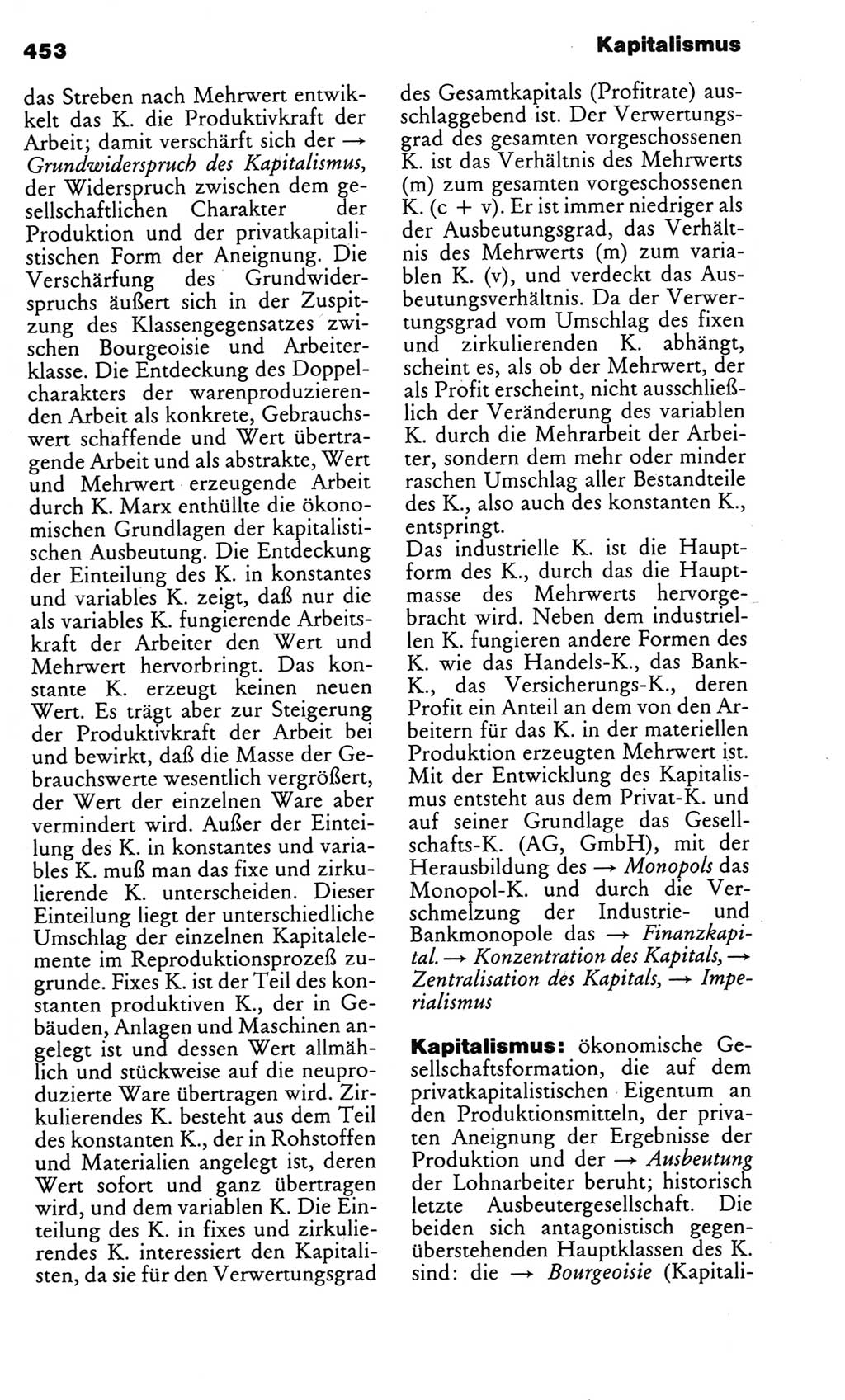 Kleines politisches Wörterbuch [Deutsche Demokratische Republik (DDR)] 1983, Seite 453 (Kl. pol. Wb. DDR 1983, S. 453)