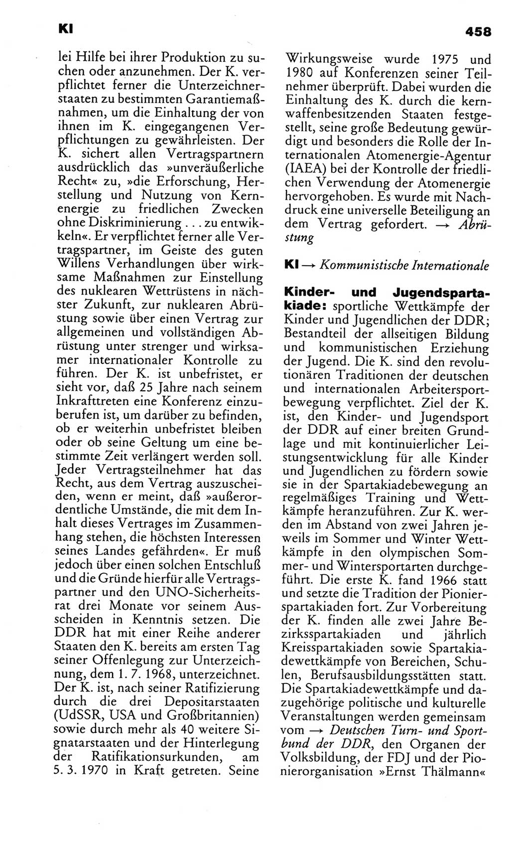Kleines politisches Wörterbuch [Deutsche Demokratische Republik (DDR)] 1983, Seite 458 (Kl. pol. Wb. DDR 1983, S. 458)