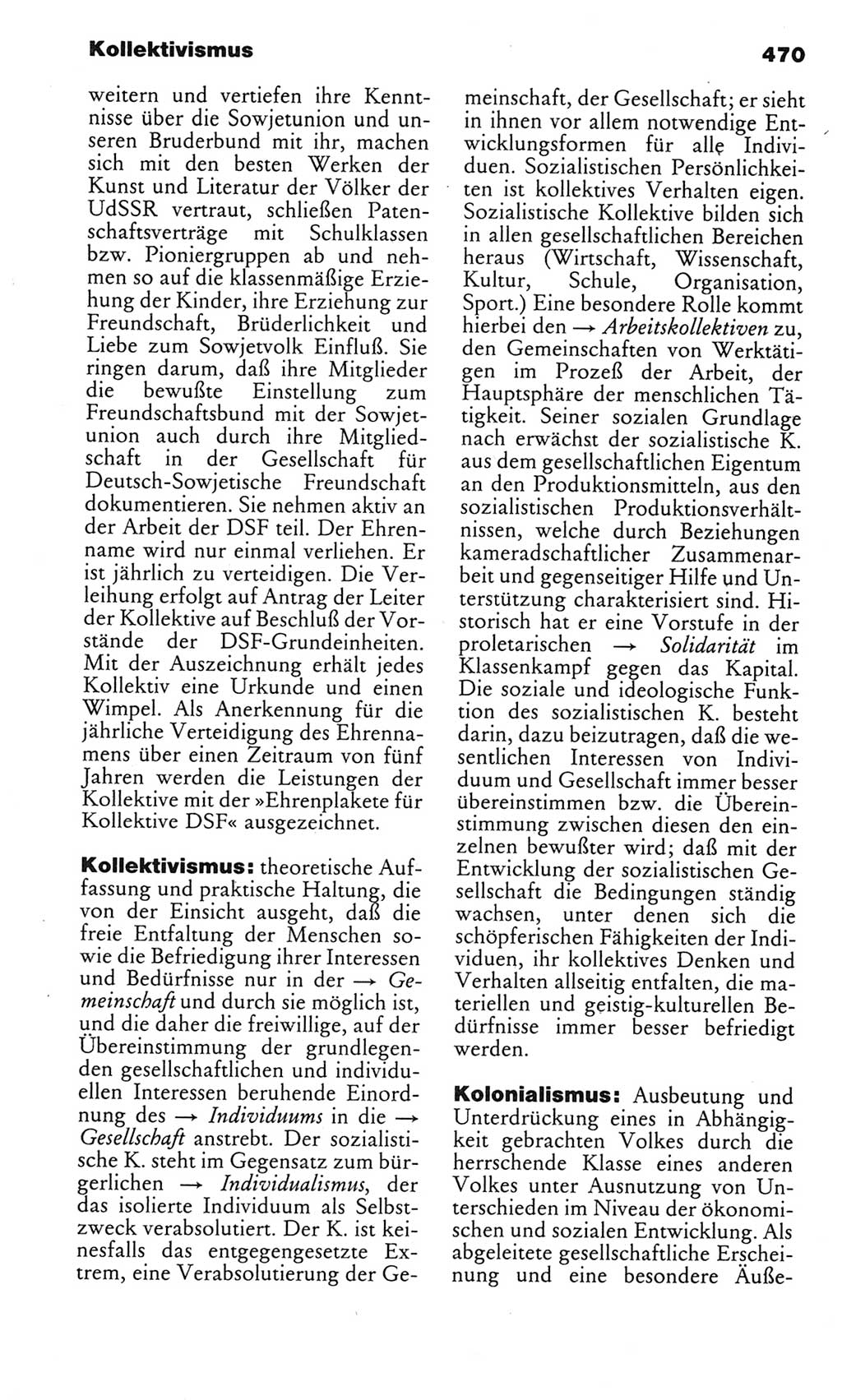 Kleines politisches Wörterbuch [Deutsche Demokratische Republik (DDR)] 1983, Seite 470 (Kl. pol. Wb. DDR 1983, S. 470)