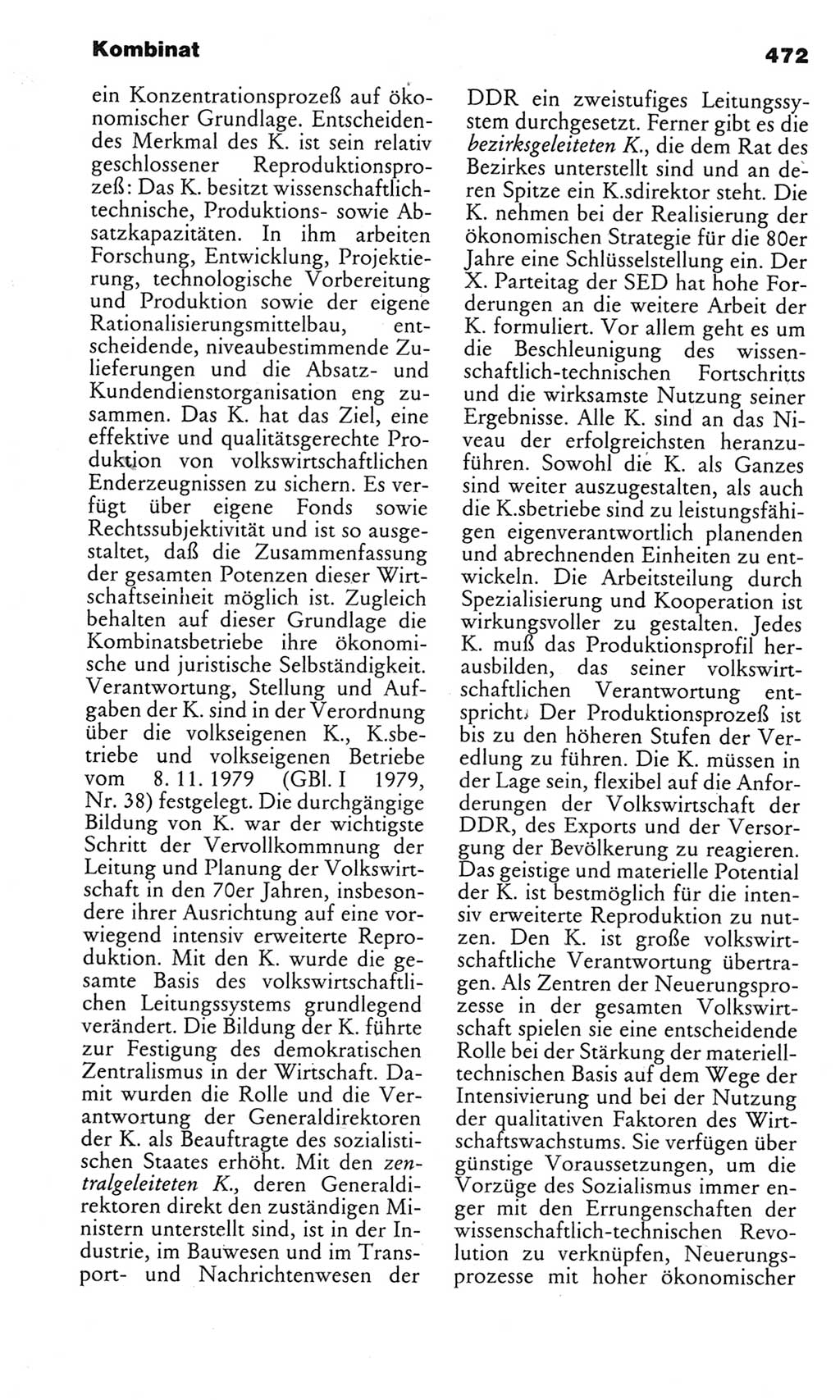 Kleines politisches Wörterbuch [Deutsche Demokratische Republik (DDR)] 1983, Seite 472 (Kl. pol. Wb. DDR 1983, S. 472)