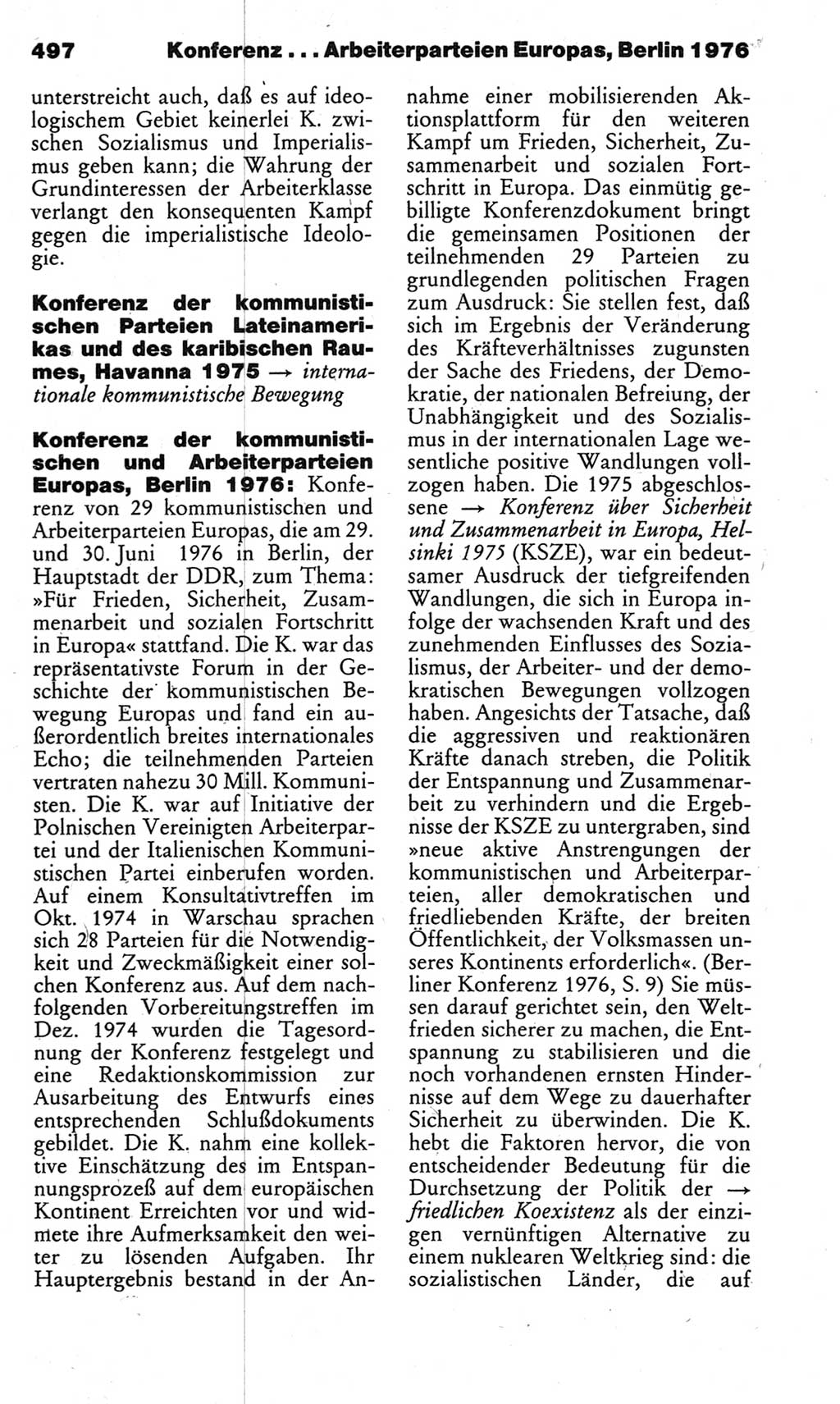 Kleines politisches Wörterbuch [Deutsche Demokratische Republik (DDR)] 1983, Seite 497 (Kl. pol. Wb. DDR 1983, S. 497)