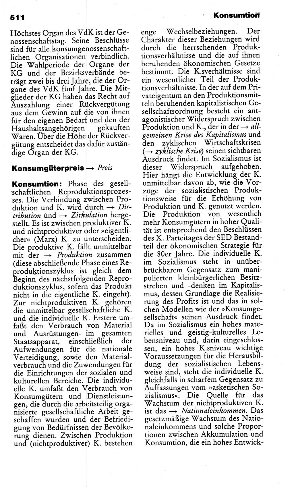 Kleines politisches Wörterbuch [Deutsche Demokratische Republik (DDR)] 1983, Seite 511 (Kl. pol. Wb. DDR 1983, S. 511)