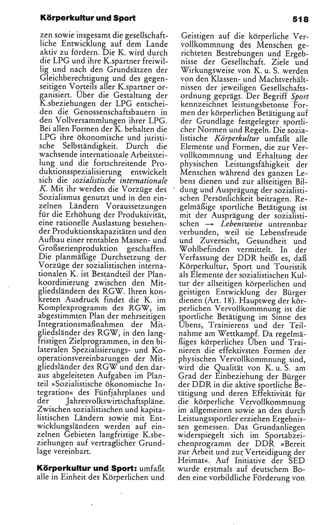 Kleines politisches Wörterbuch [Deutsche Demokratische Republik (DDR)] 1983, Seite 518 (Kl. pol. Wb. DDR 1983, S. 518)