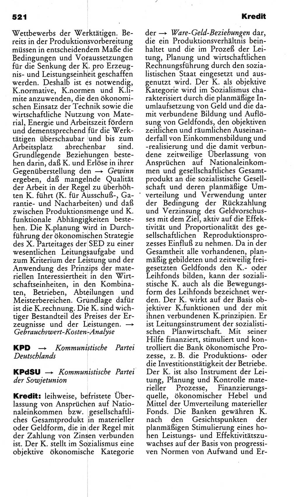 Kleines politisches Wörterbuch [Deutsche Demokratische Republik (DDR)] 1983, Seite 521 (Kl. pol. Wb. DDR 1983, S. 521)