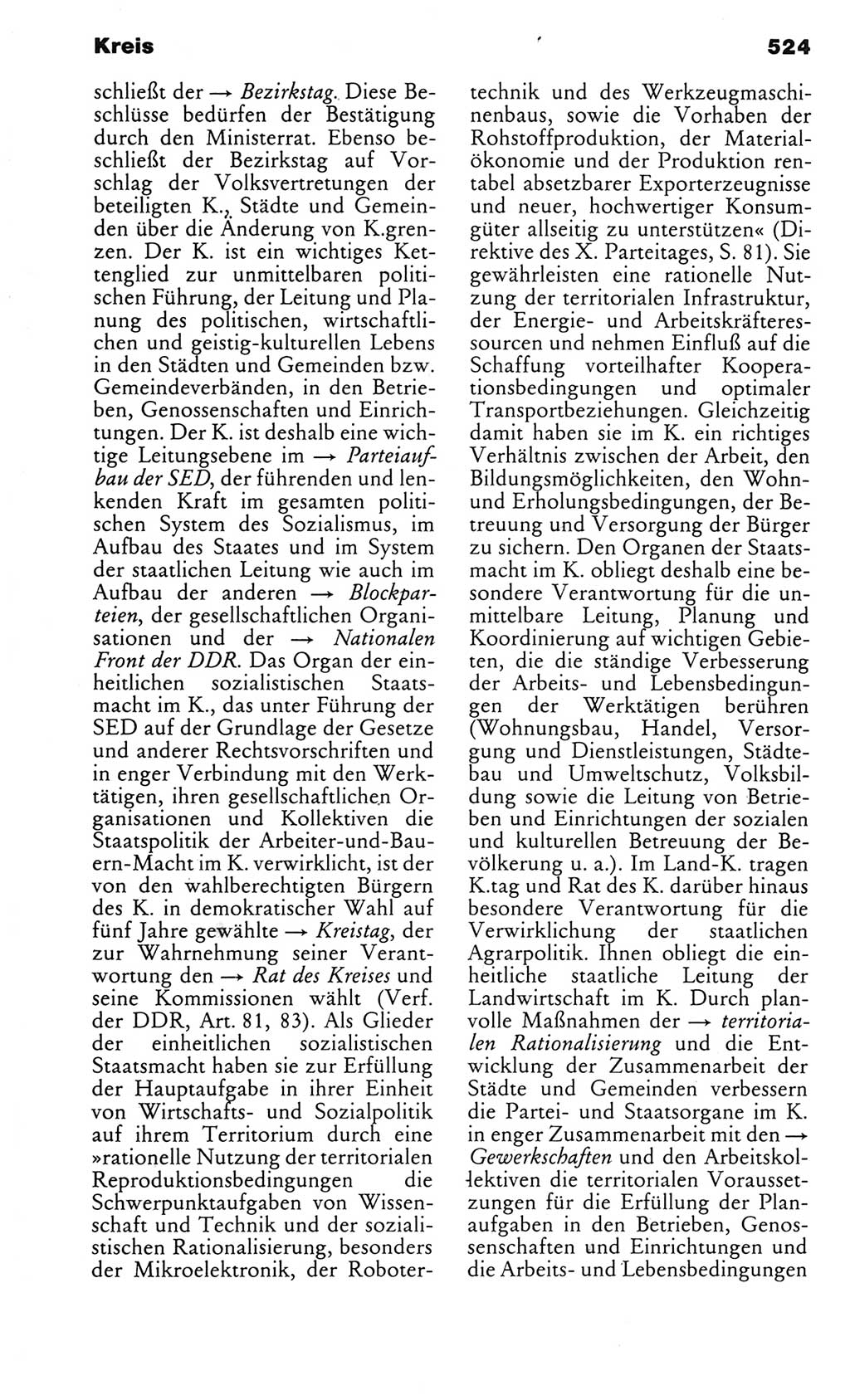 Kleines politisches Wörterbuch [Deutsche Demokratische Republik (DDR)] 1983, Seite 524 (Kl. pol. Wb. DDR 1983, S. 524)