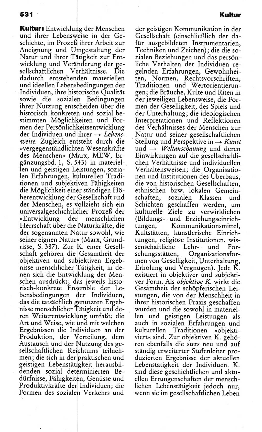 Kleines politisches Wörterbuch [Deutsche Demokratische Republik (DDR)] 1983, Seite 531 (Kl. pol. Wb. DDR 1983, S. 531)
