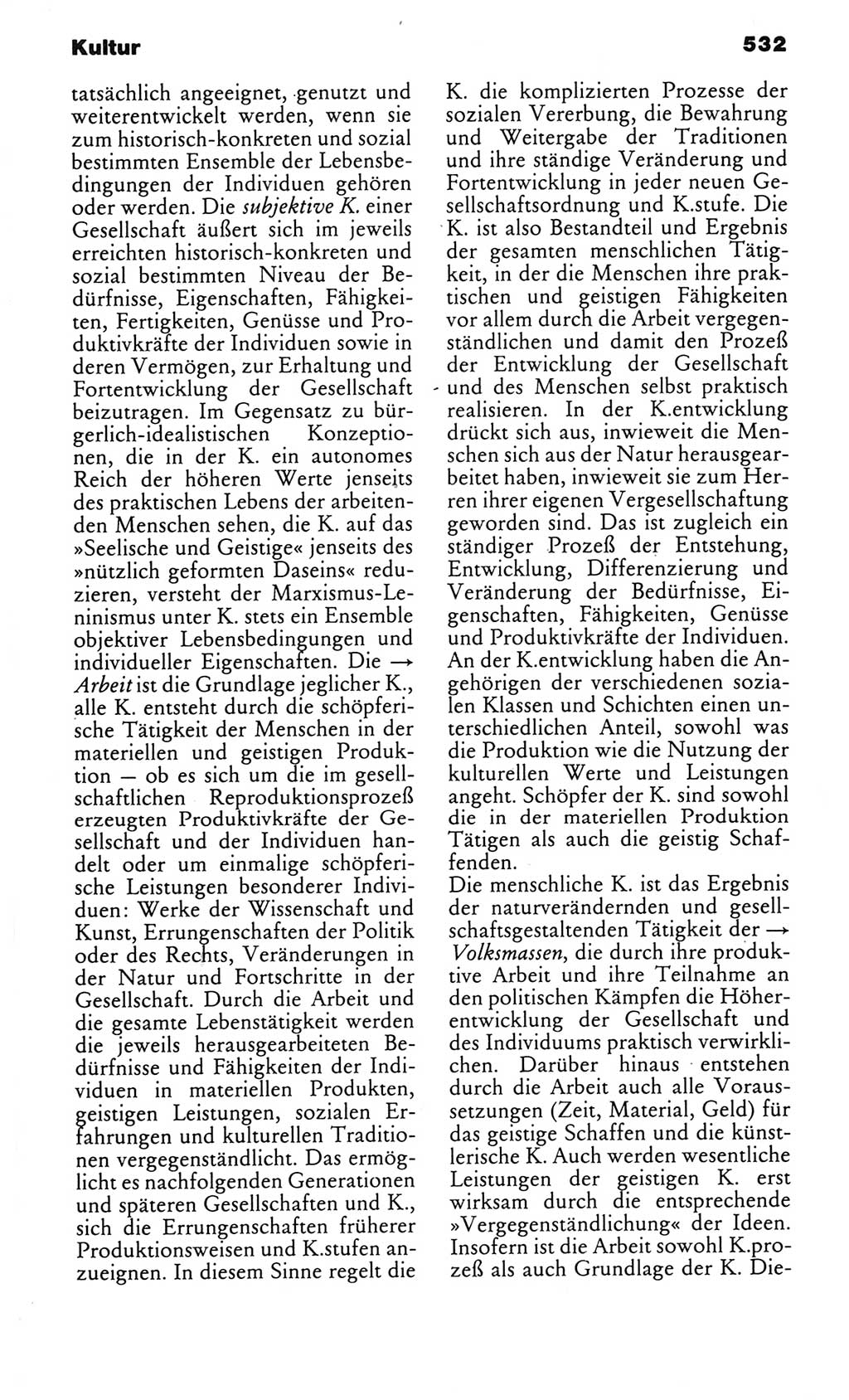 Kleines politisches Wörterbuch [Deutsche Demokratische Republik (DDR)] 1983, Seite 532 (Kl. pol. Wb. DDR 1983, S. 532)