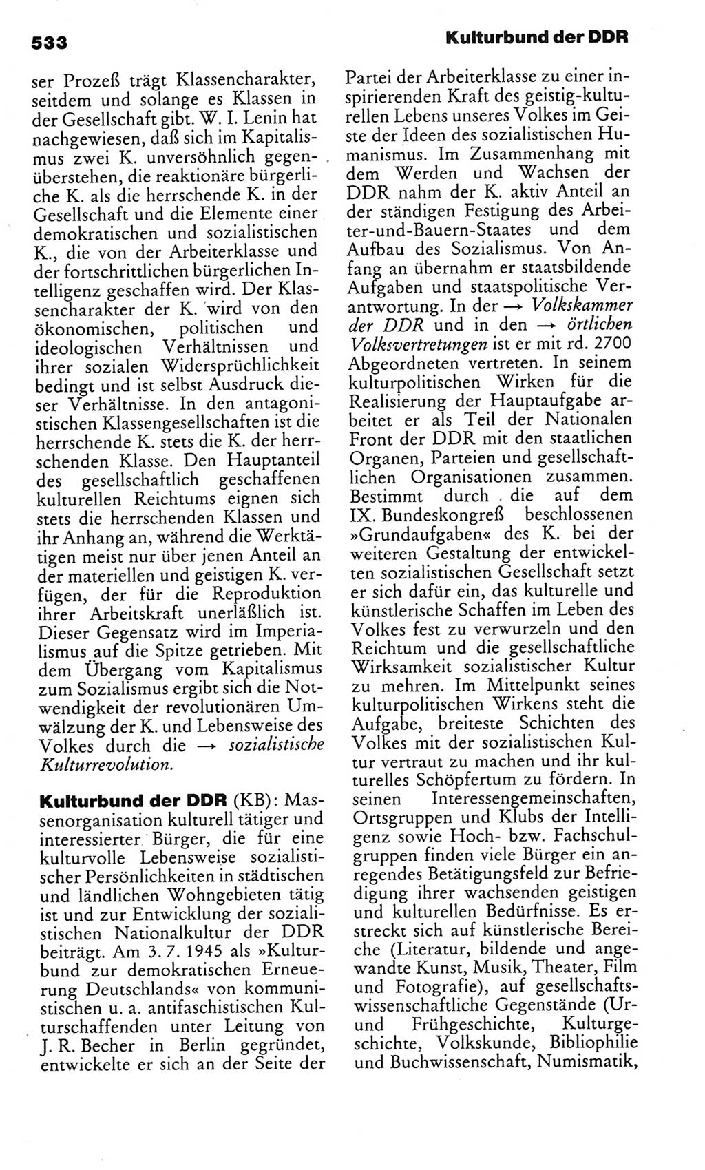 Kleines politisches Wörterbuch [Deutsche Demokratische Republik (DDR)] 1983, Seite 533 (Kl. pol. Wb. DDR 1983, S. 533)