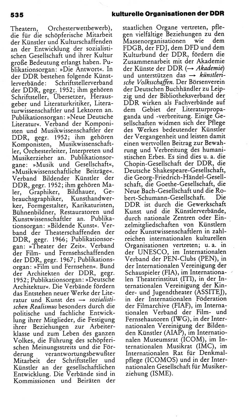 Kleines politisches Wörterbuch [Deutsche Demokratische Republik (DDR)] 1983, Seite 535 (Kl. pol. Wb. DDR 1983, S. 535)
