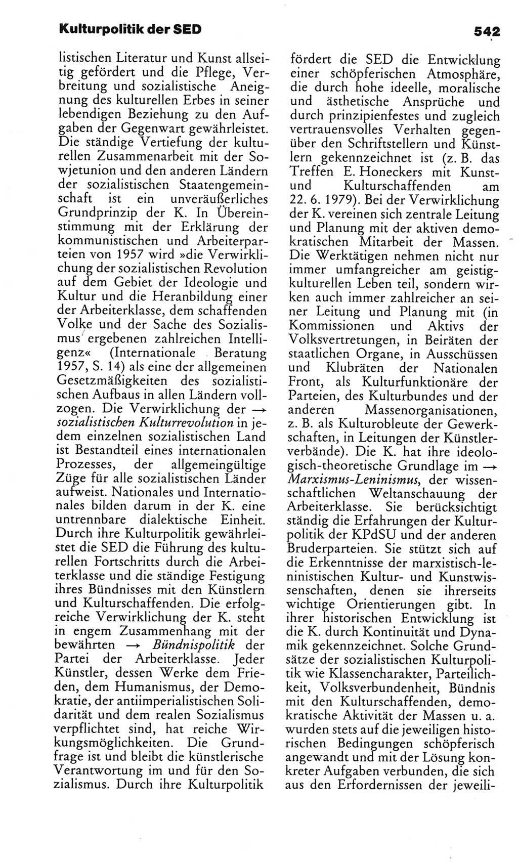 Kleines politisches Wörterbuch [Deutsche Demokratische Republik (DDR)] 1983, Seite 542 (Kl. pol. Wb. DDR 1983, S. 542)