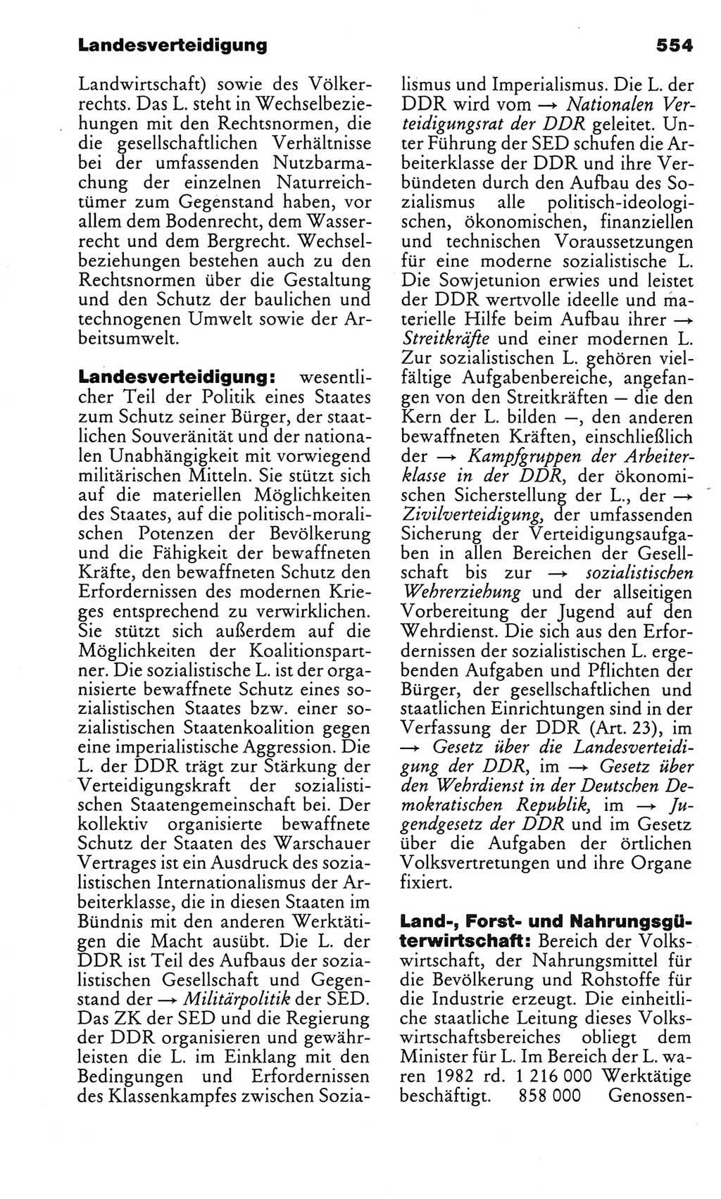 Kleines politisches Wörterbuch [Deutsche Demokratische Republik (DDR)] 1983, Seite 554 (Kl. pol. Wb. DDR 1983, S. 554)