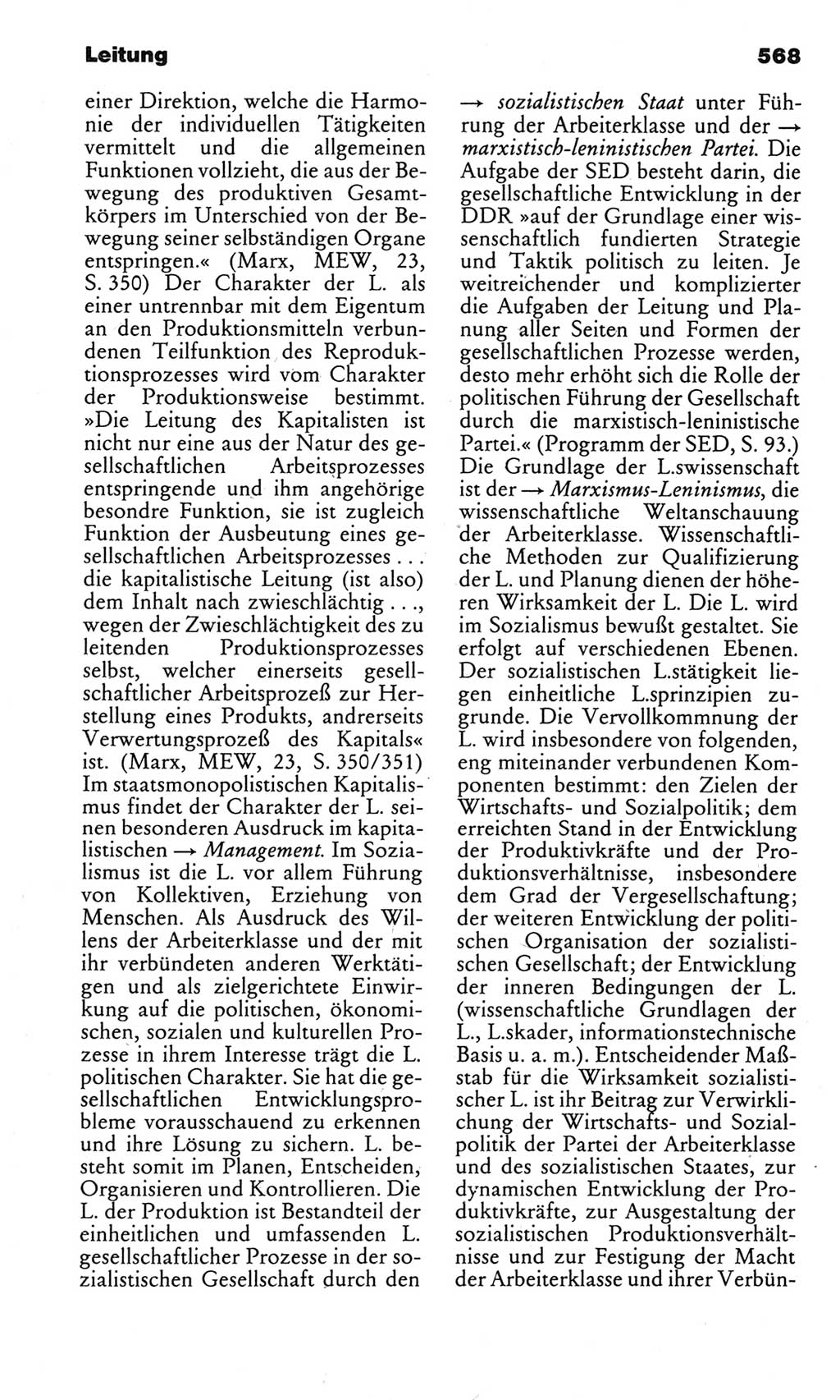 Kleines politisches Wörterbuch [Deutsche Demokratische Republik (DDR)] 1983, Seite 568 (Kl. pol. Wb. DDR 1983, S. 568)