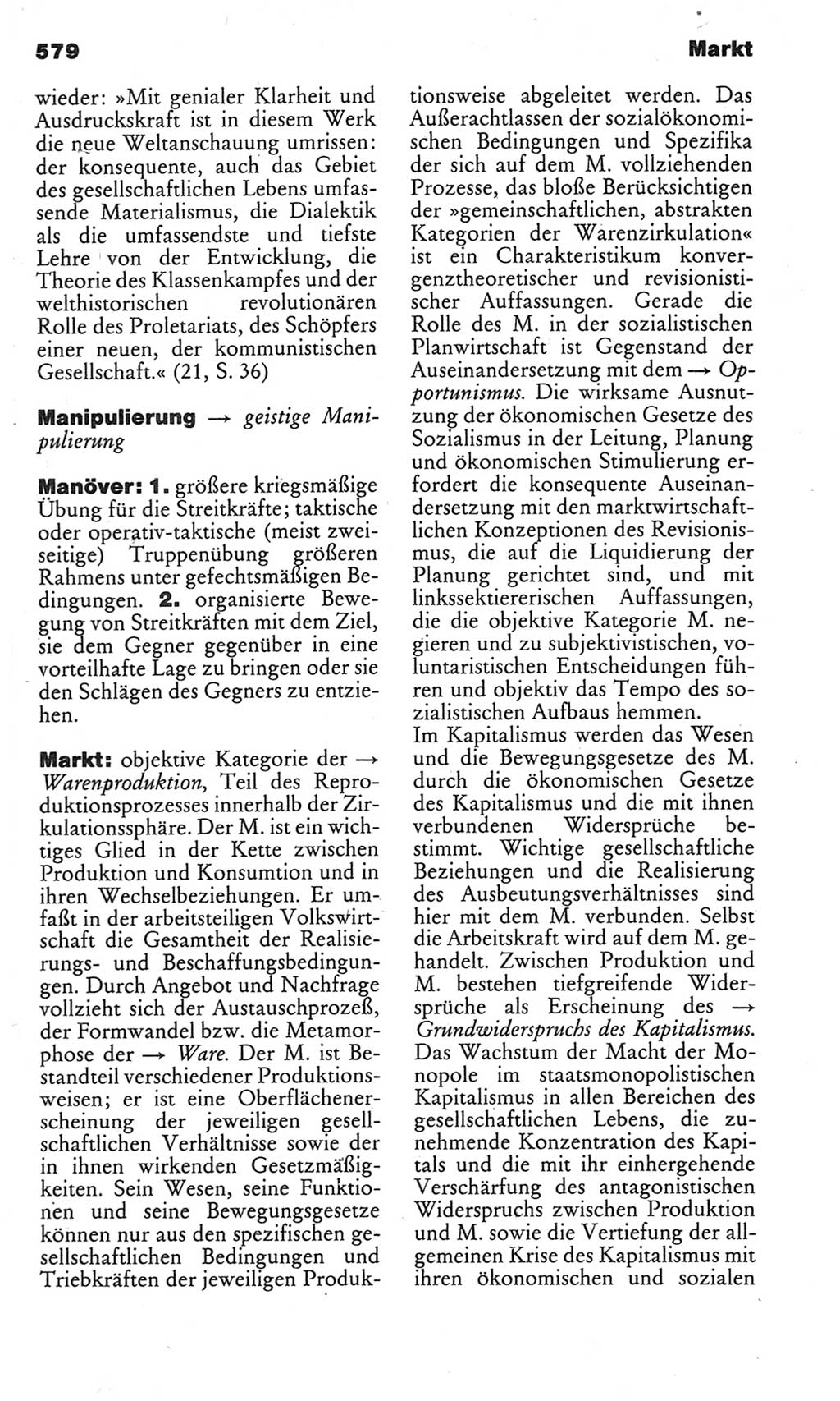 Kleines politisches Wörterbuch [Deutsche Demokratische Republik (DDR)] 1983, Seite 579 (Kl. pol. Wb. DDR 1983, S. 579)
